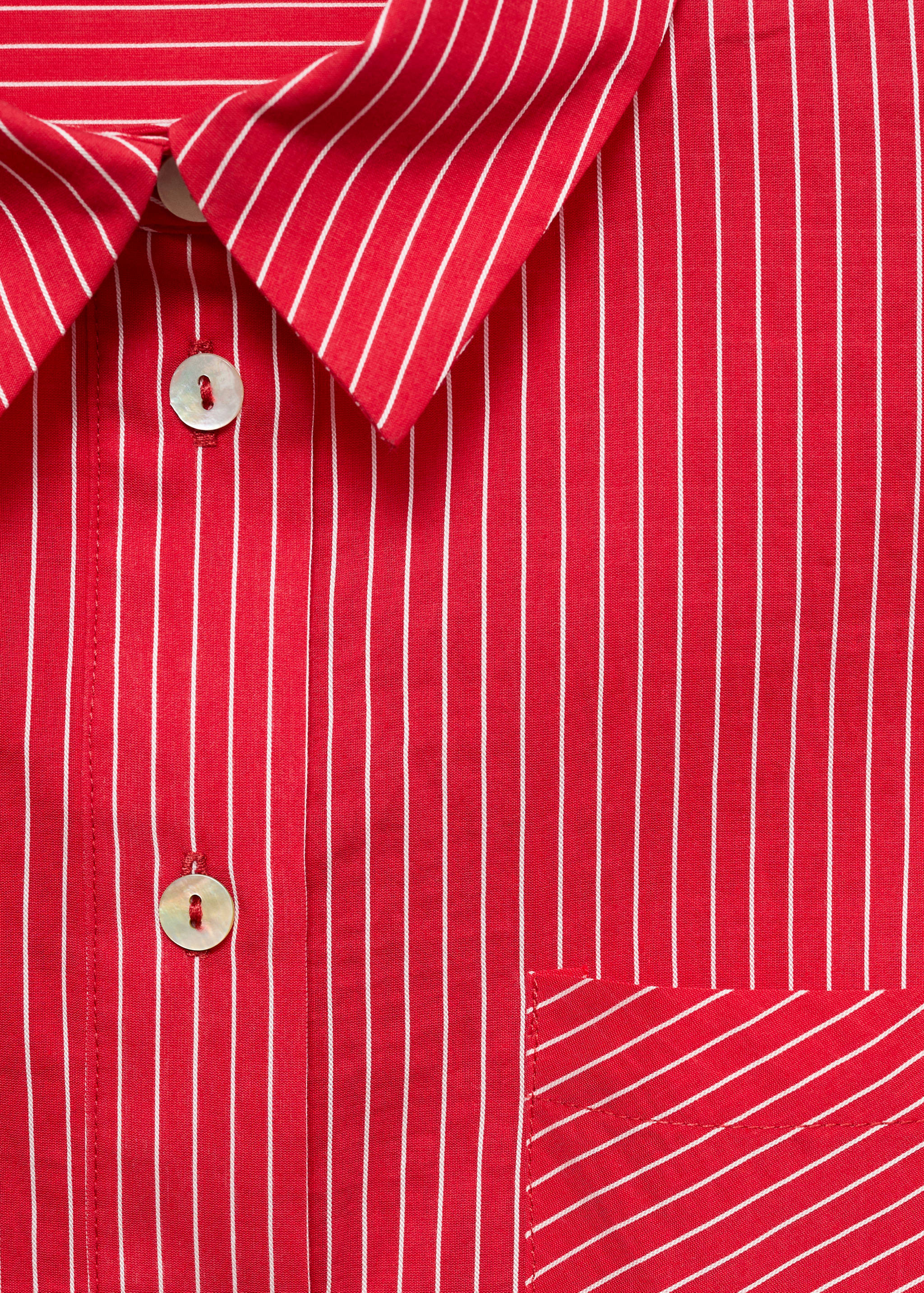 Camisa mezcla algodón rayas - Detalle del artículo 8