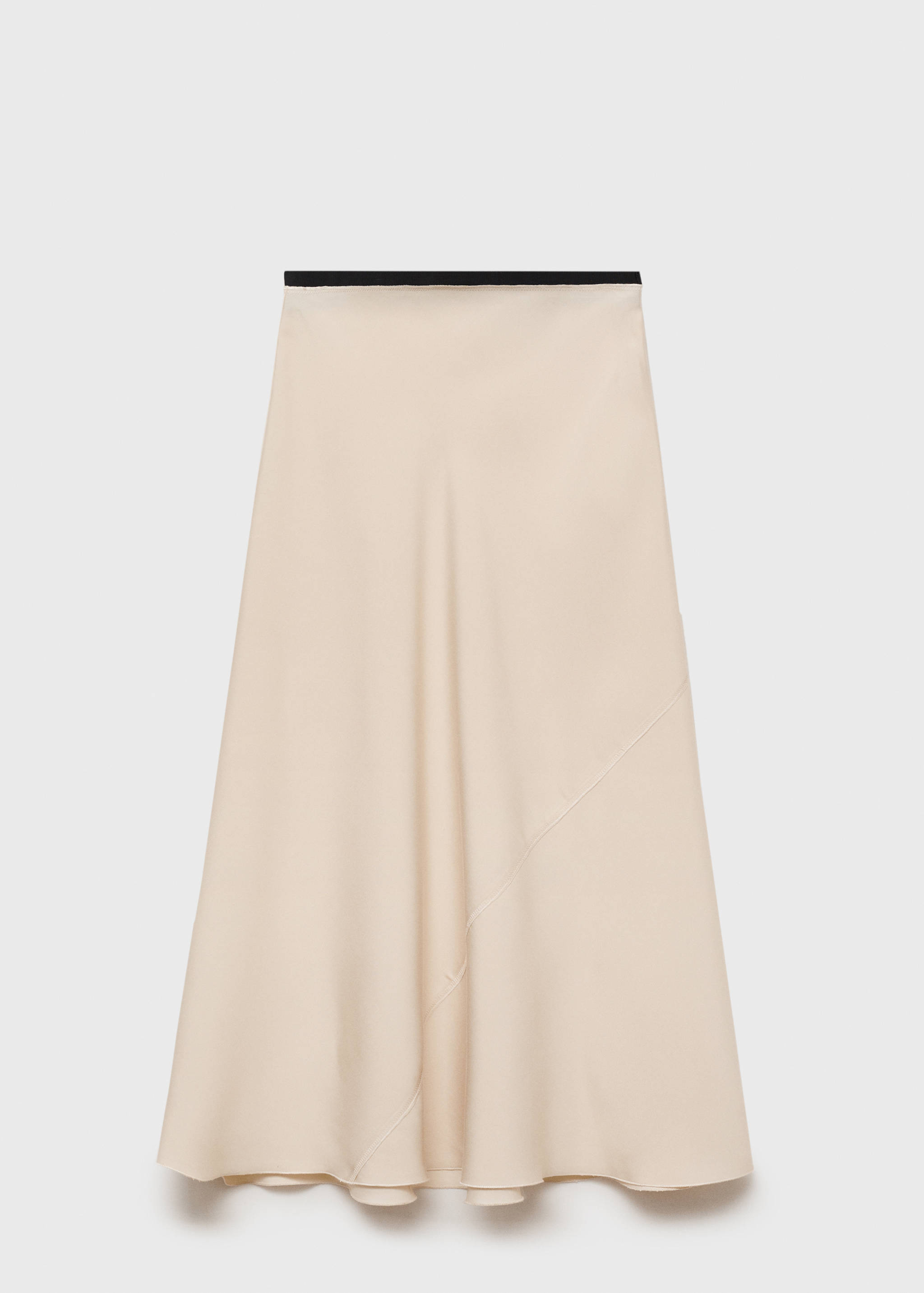 Falda midi satinada - Artículo sin modelo