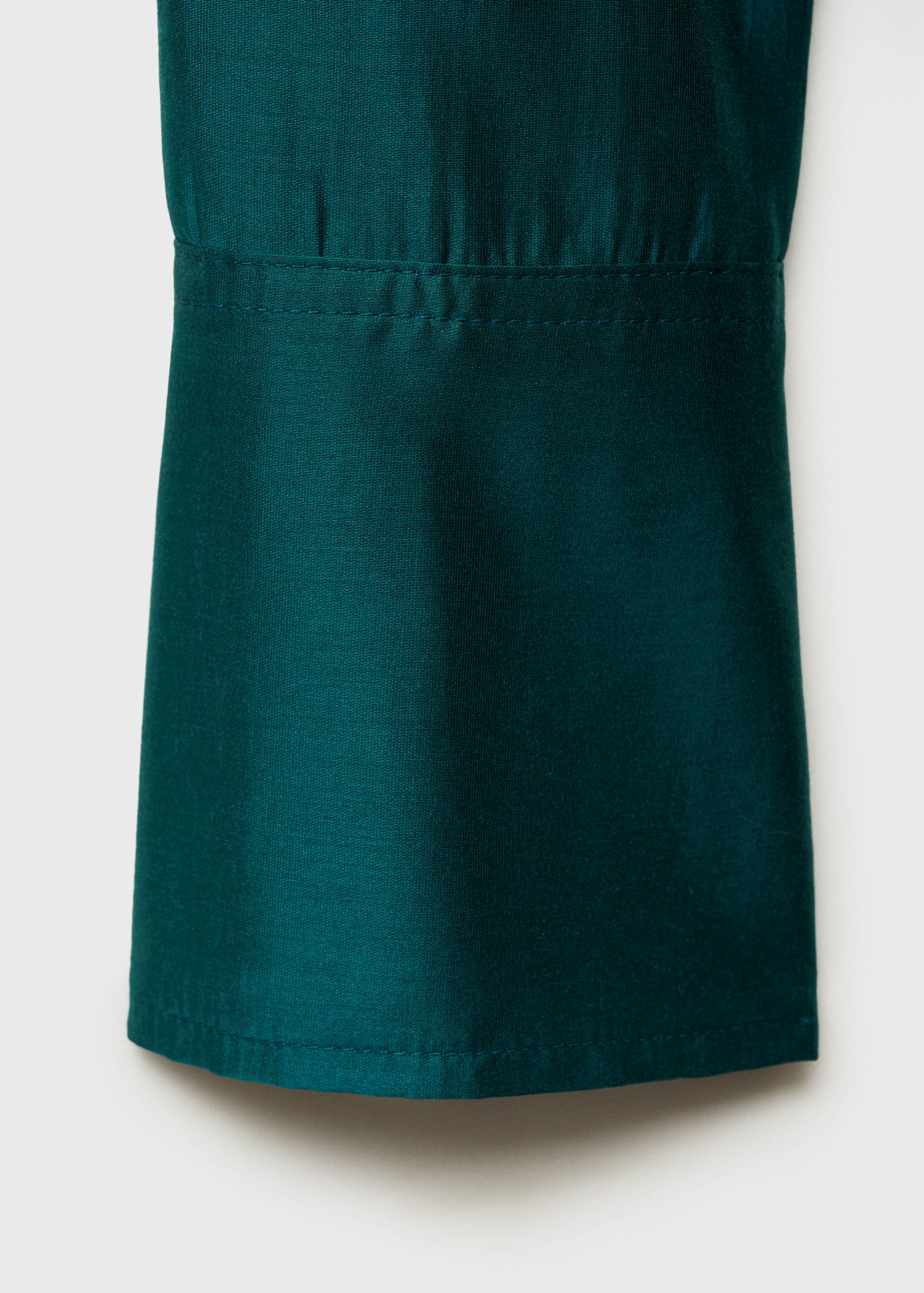 Camisa satinada botones ocultos - Detalle del artículo 0