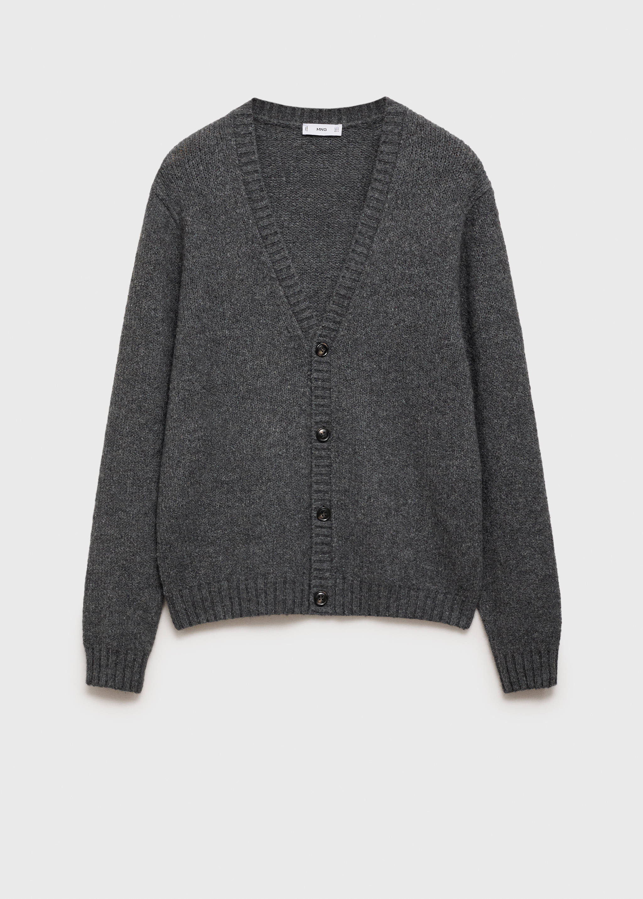 Knitted wool blend cardigan - Article without model