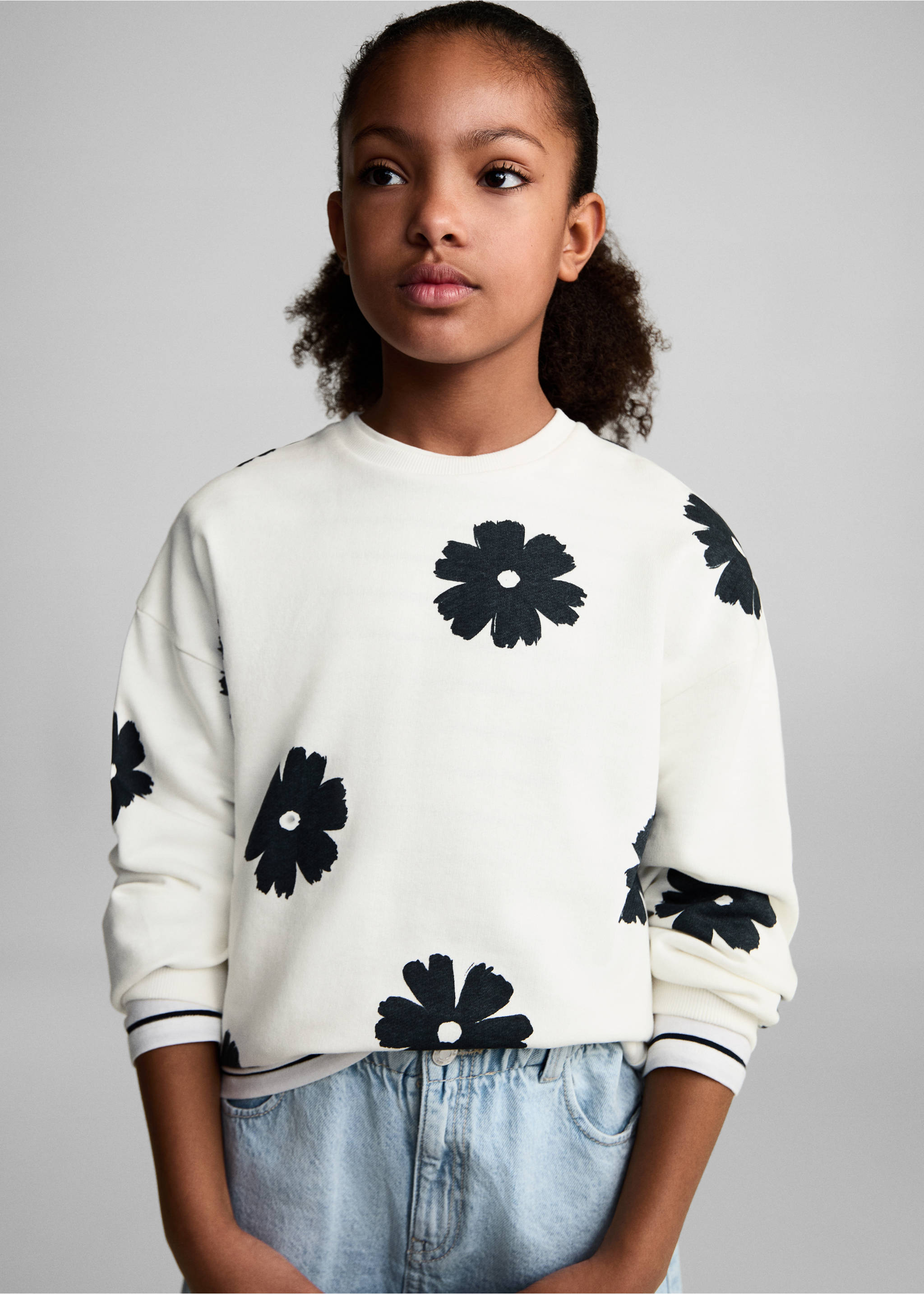 Falda corta denim - Plano medio, Azul claro. Ref: 87070601-00.