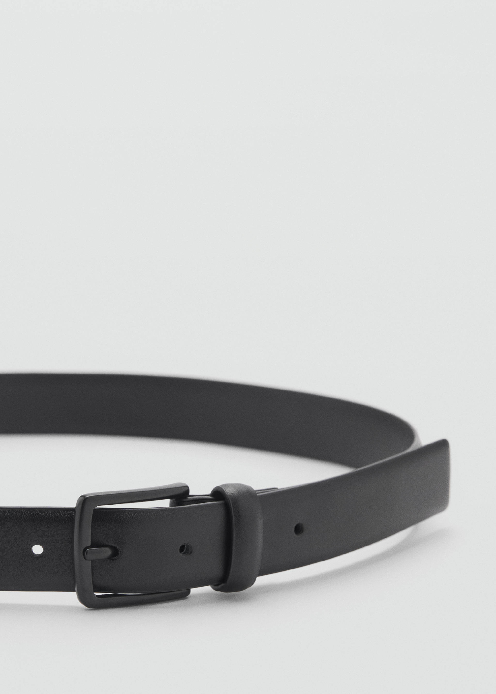 Nappa leather belt - Medium plane
