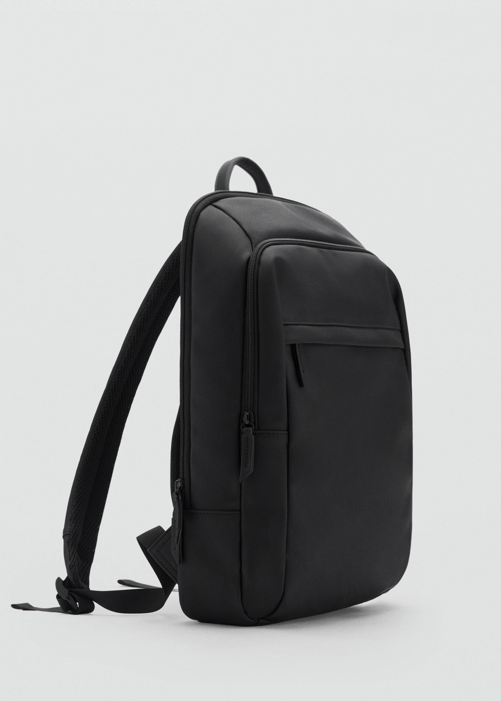 Functional rubberised backpack - Medium plane