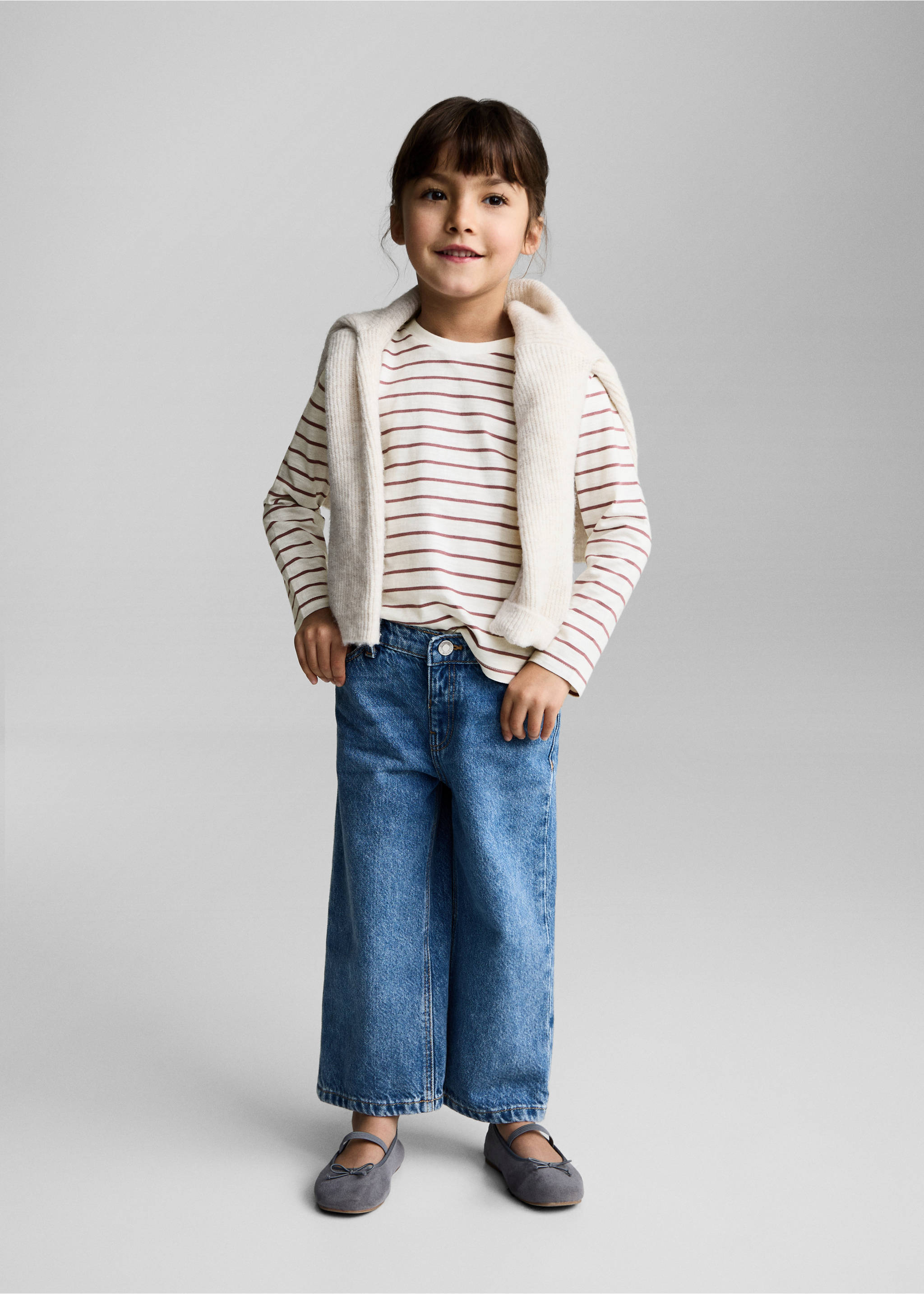 Striped cotton T-shirt - General plane, Off White. Ref: 87070612-00.