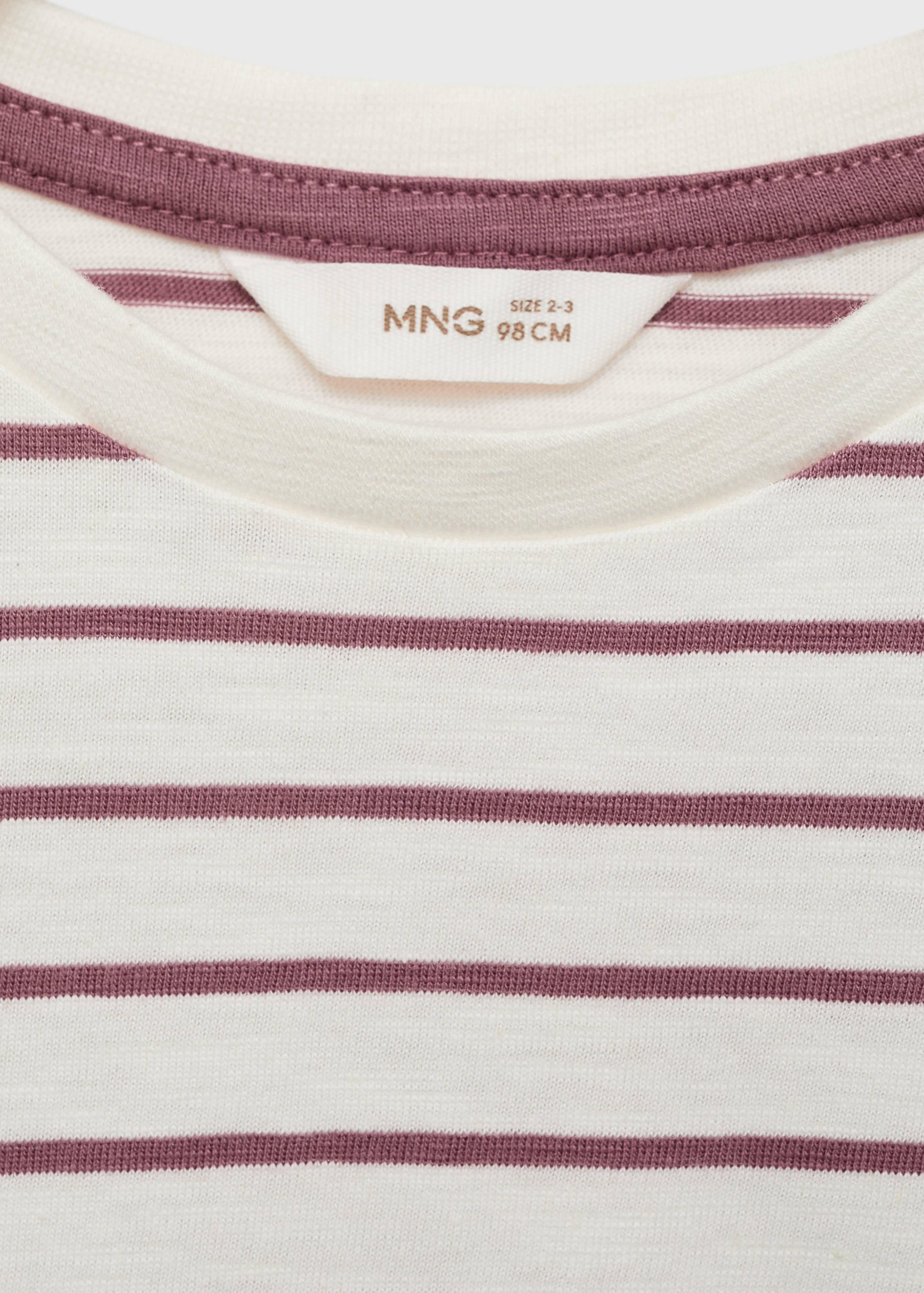 Striped cotton T-shirt - Details of the article 8