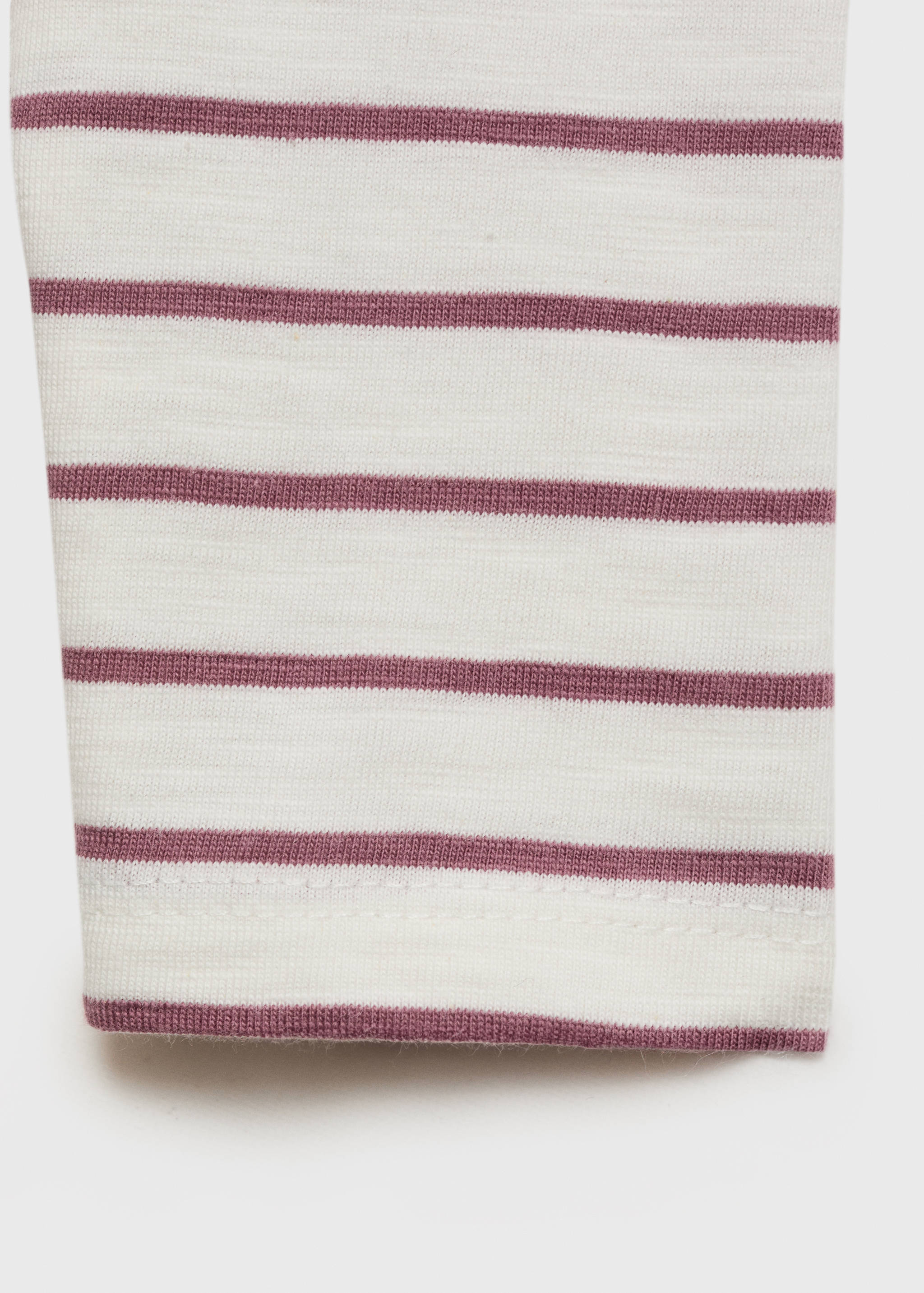 Striped cotton T-shirt - Details of the article 0