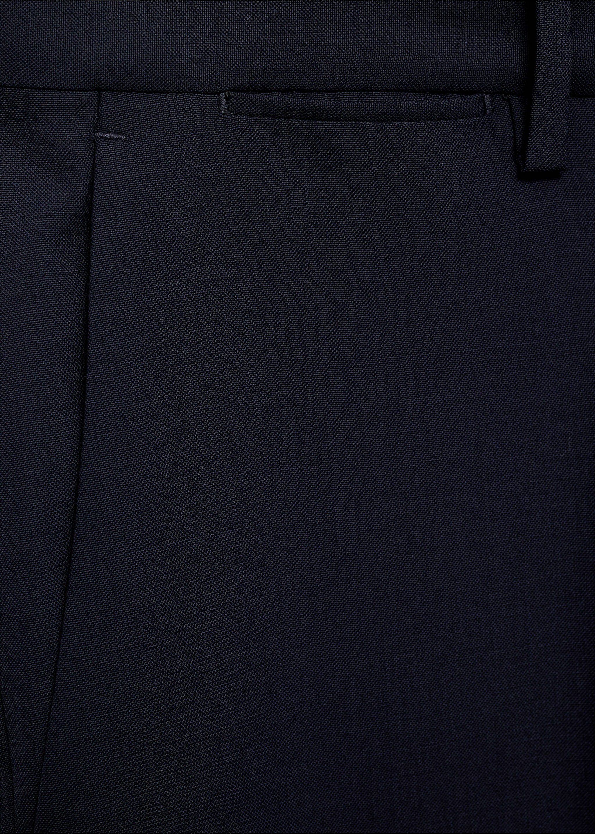 Anzughose Turin aus 100 % Wolle - Detail des Artikels 0, Dunkles Marineblau. Ref: 87070614-00.