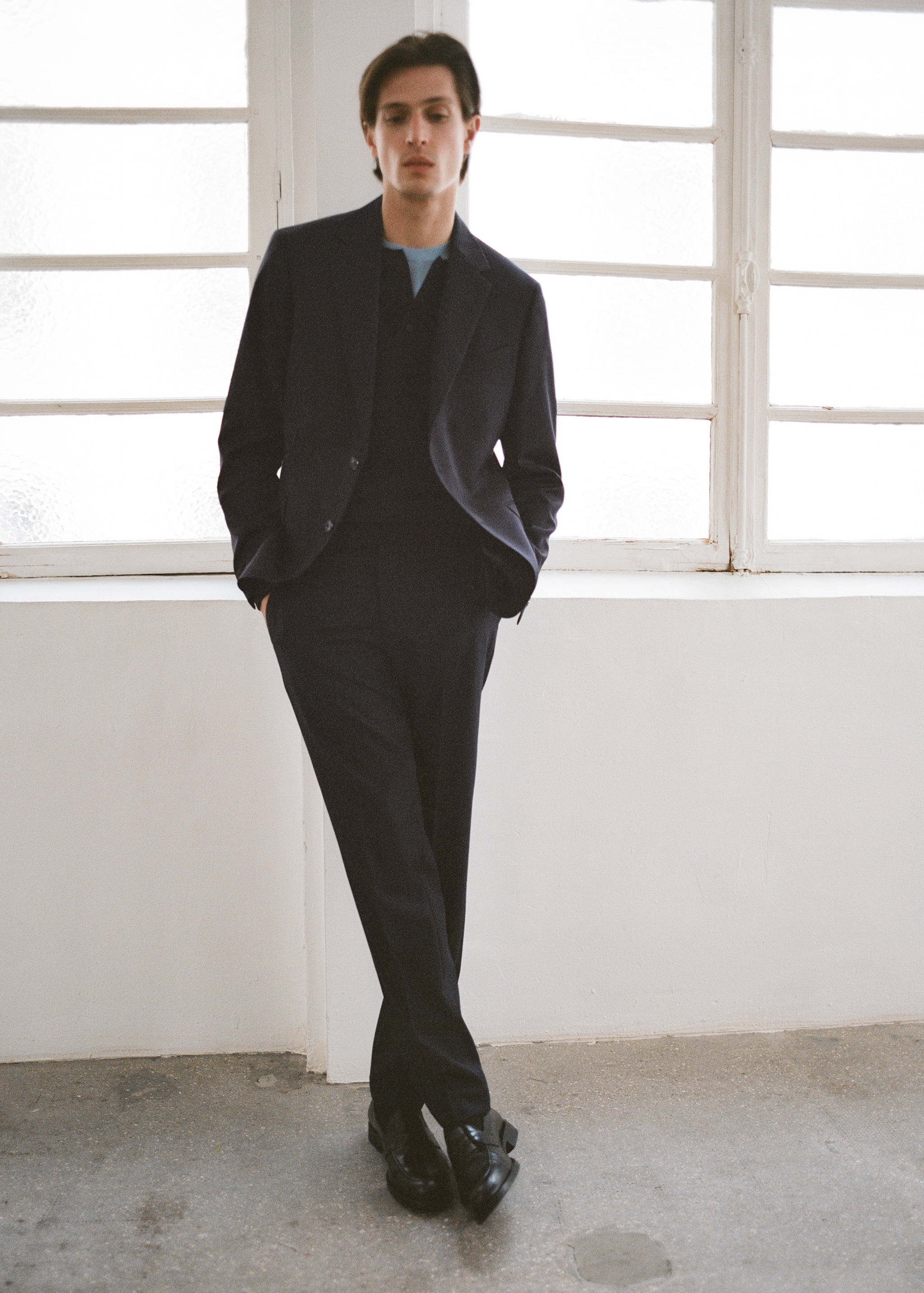 Turin 100% wool suit trousers - Details of the article 5