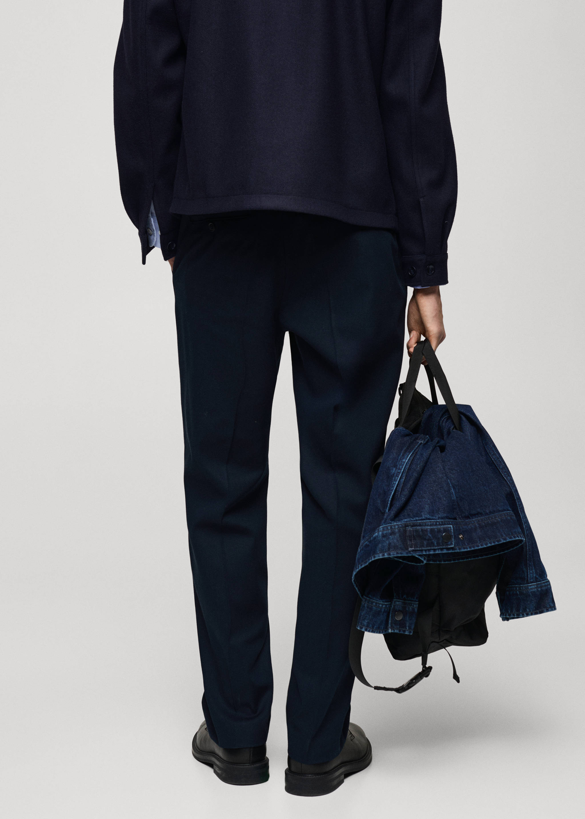 Pantalon pinces straight-fit - Verso de l’article