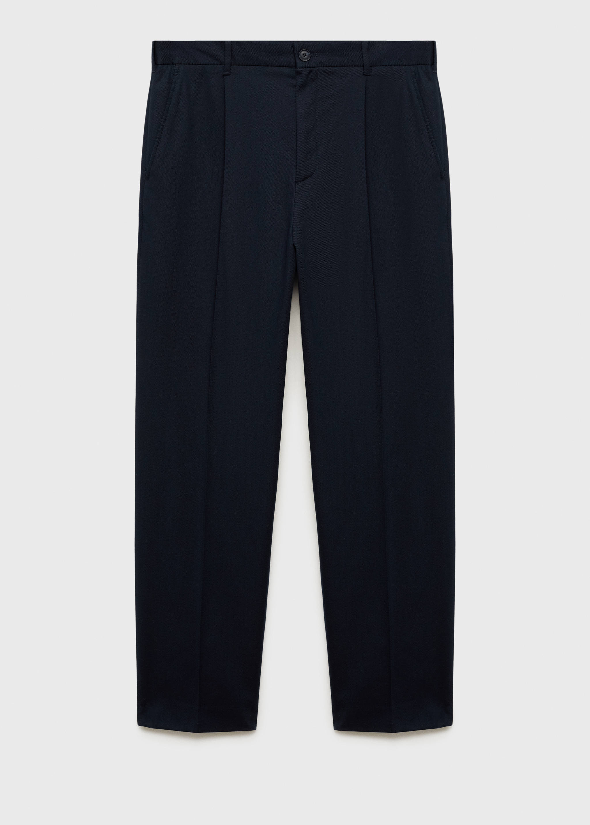 Spodnie straight fit z zaszewkami - Artykuł bez modela/modelki
