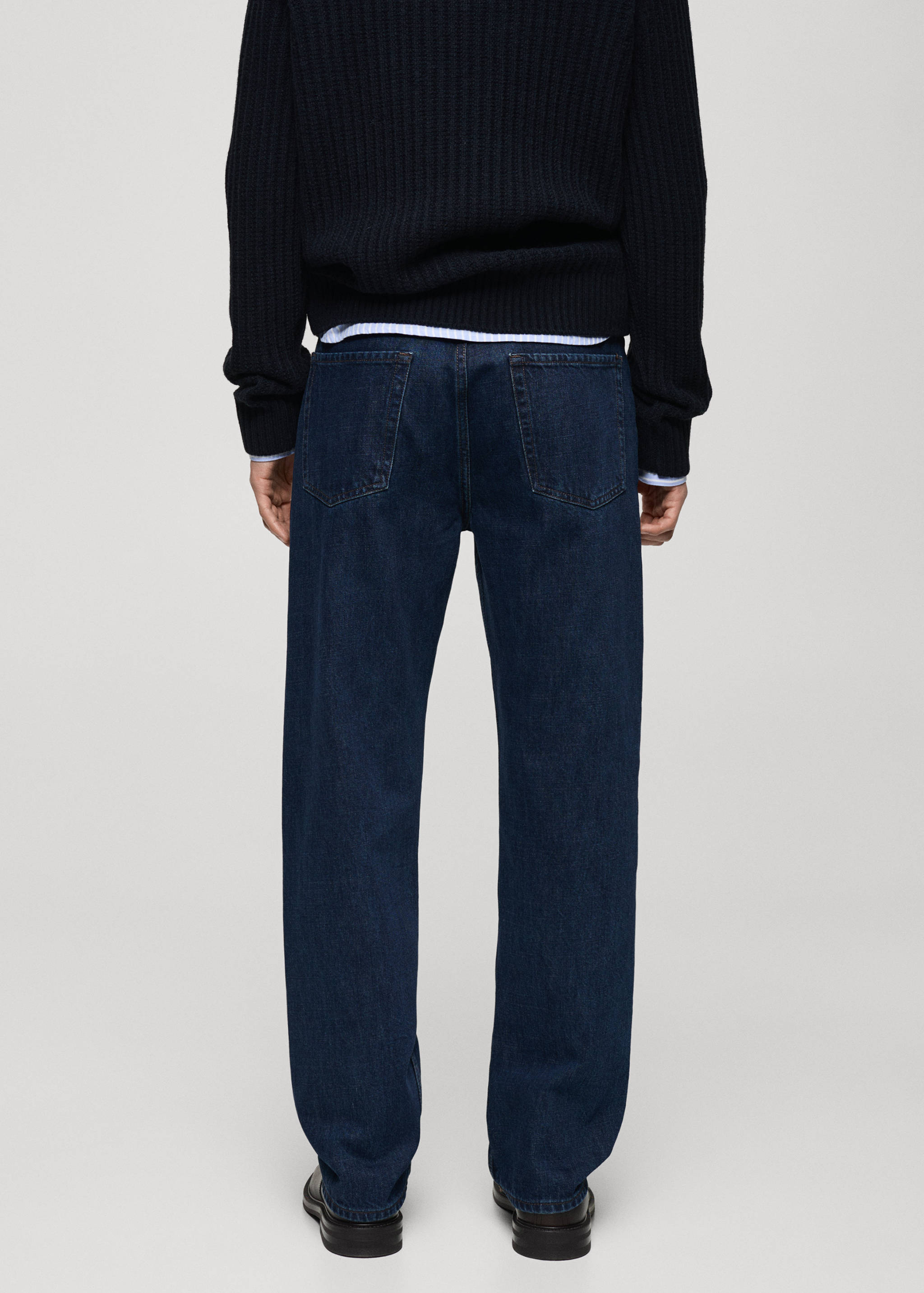 Jean Moby straight-fit délavé foncé - Verso de l’article