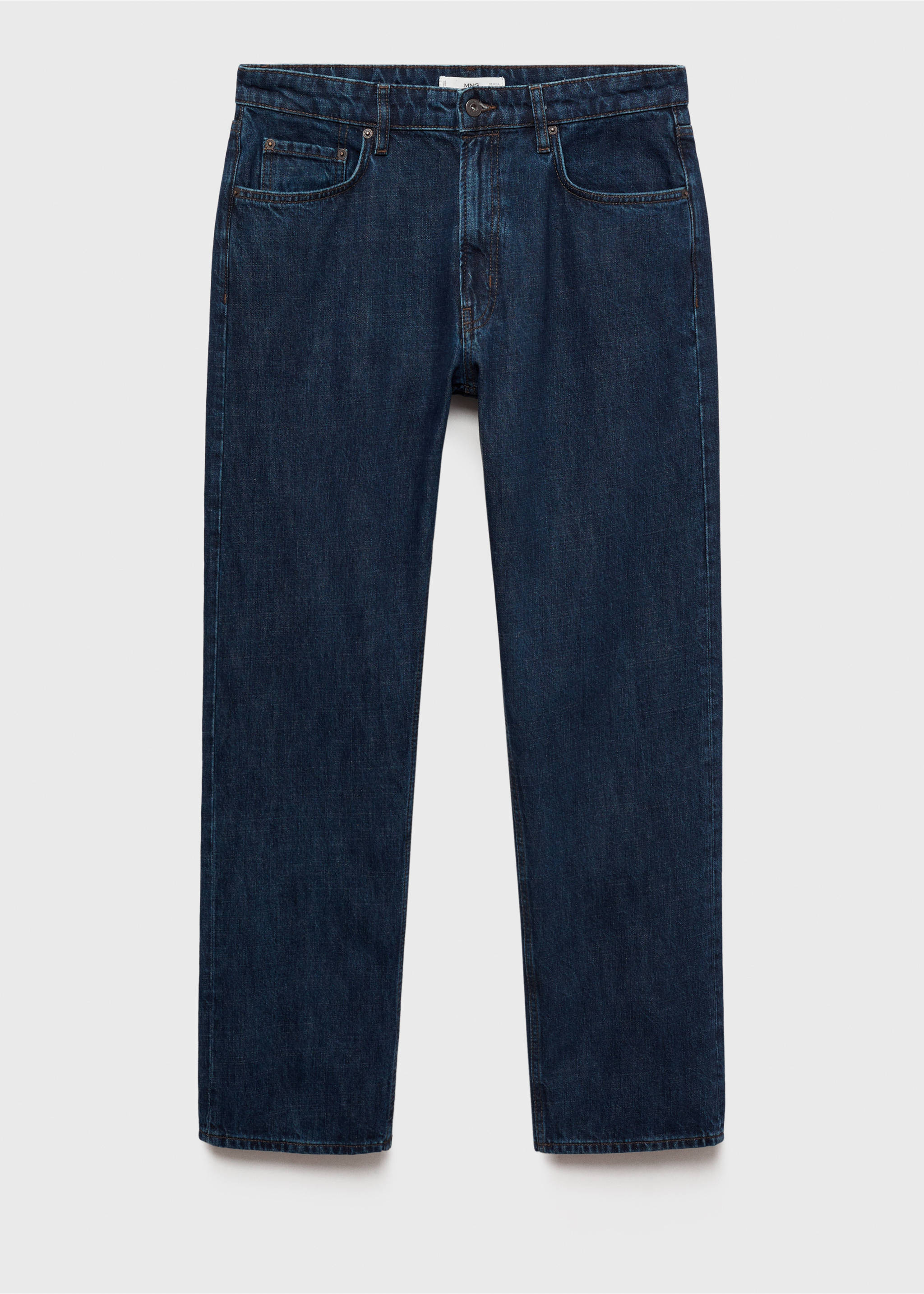 Tmavé džíny Moby straight fit - Zboží bez modelu, Modrá. Ref: 87070618-00.