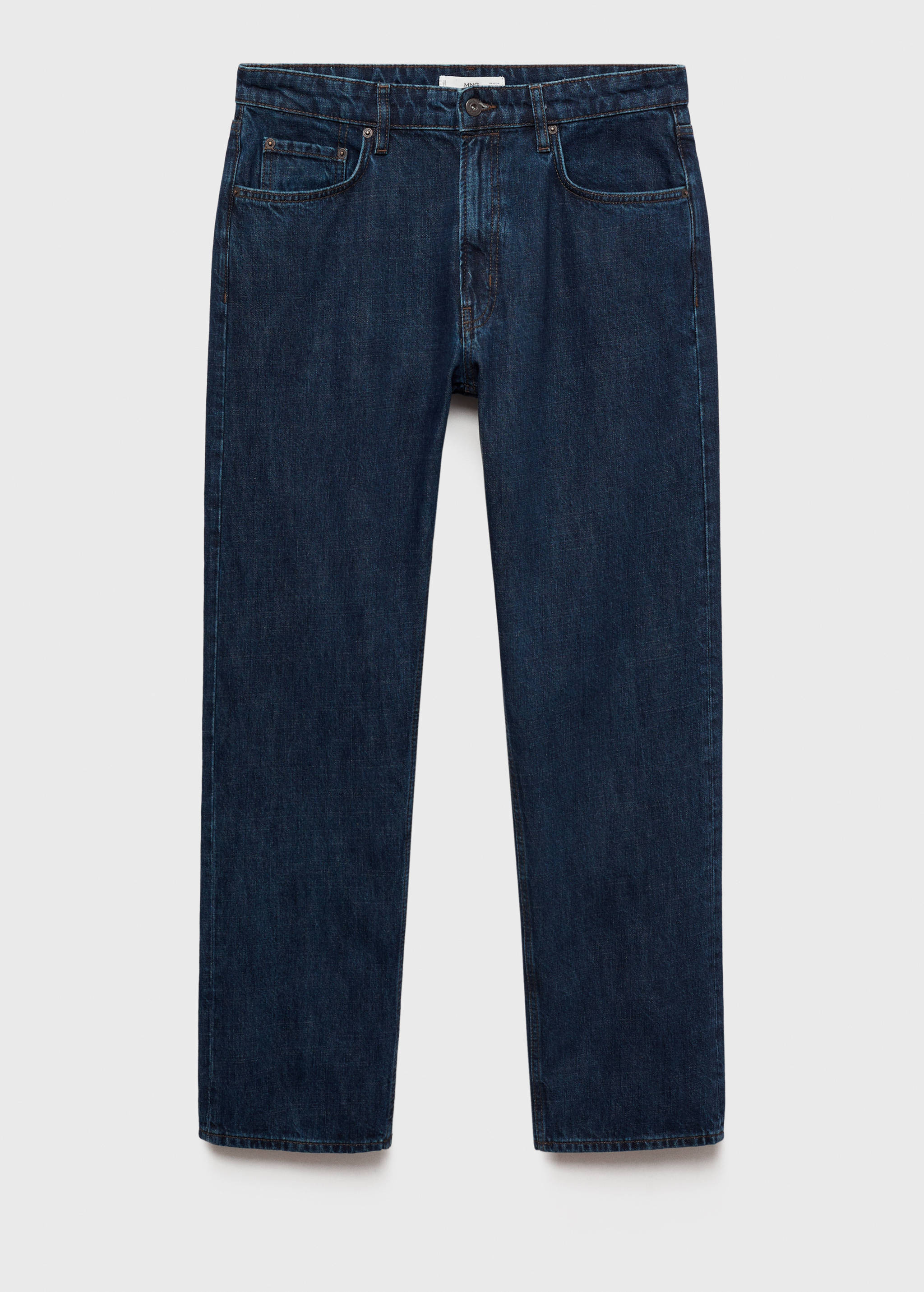 Straight Fit-Jeans Moby mit dunkler Waschung - Artikel ohne Model