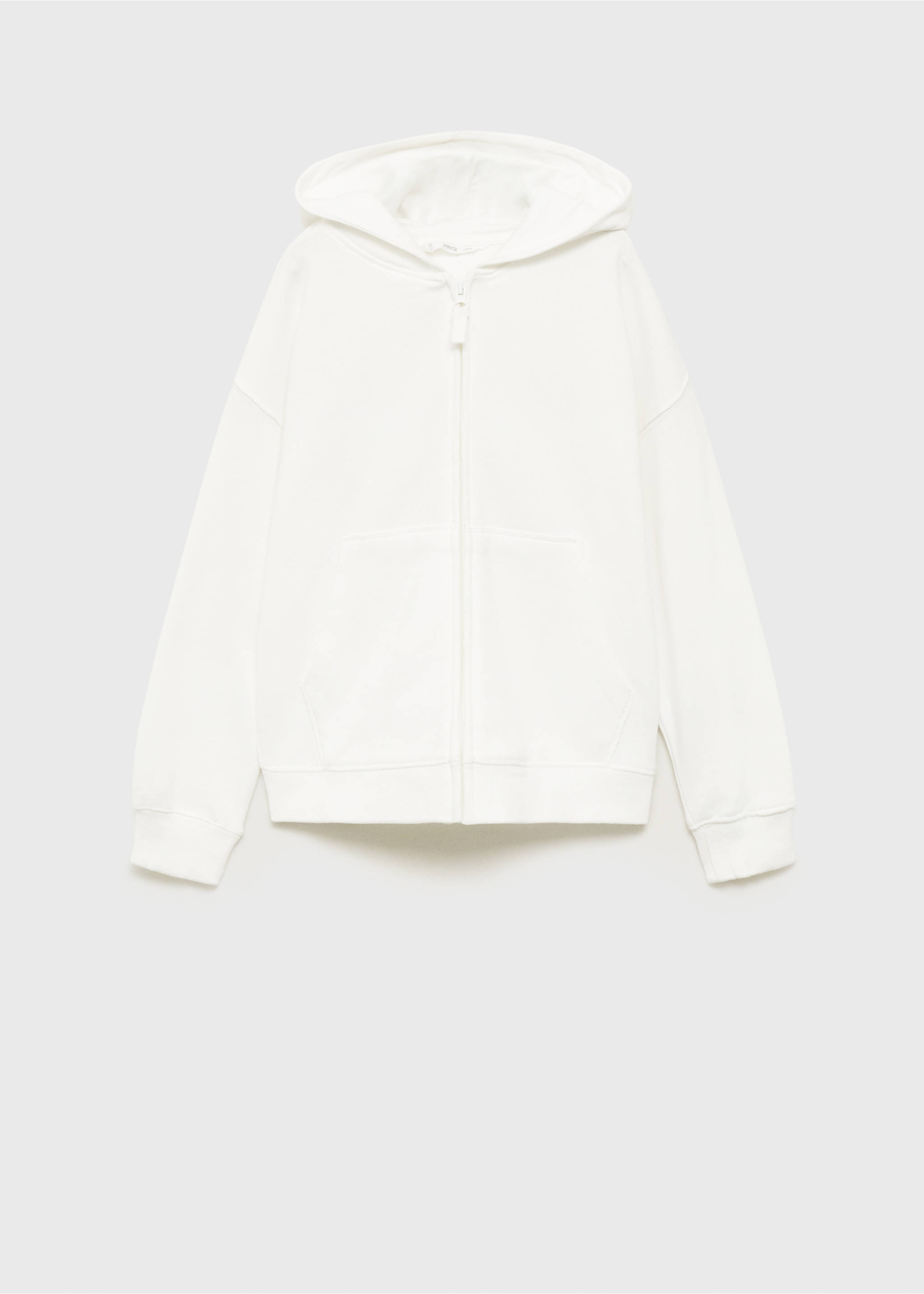 Bluza z kapturem bez zapięcia - Artykuł bez modela/modelki, Złamana biel. Ref: 87070620-00.
