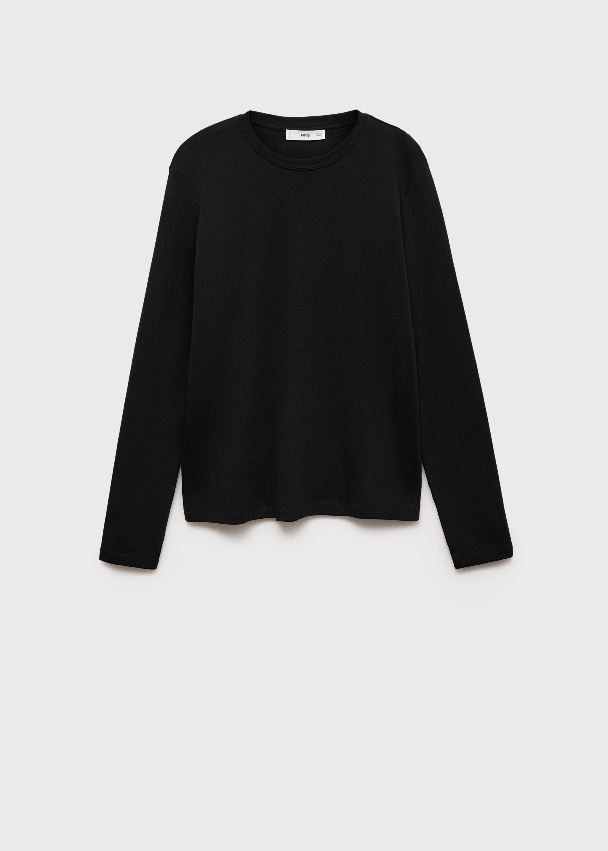 Long sleeve cotton t-shirt - Article without model