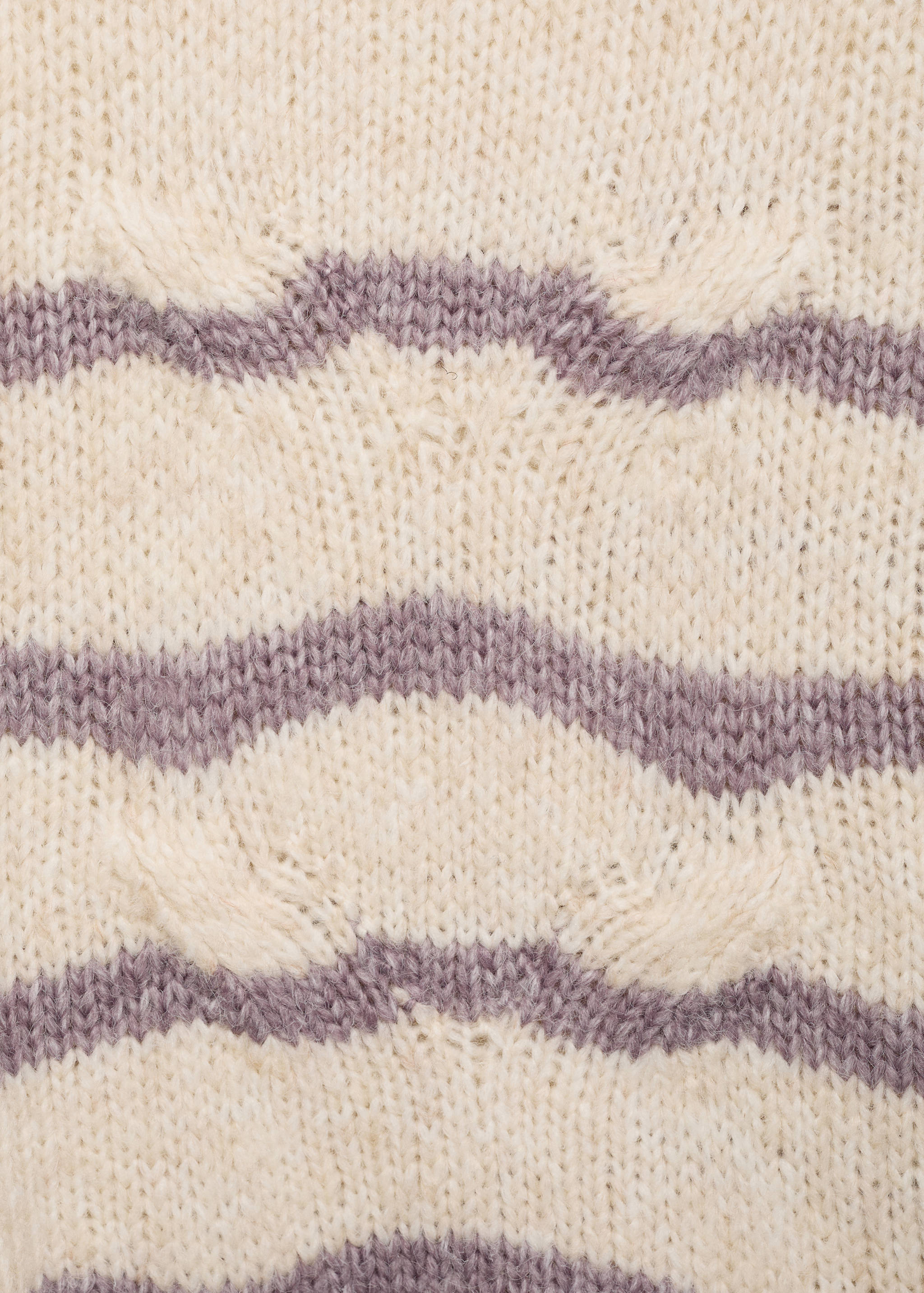 Oversized striped sweater - Details of the article 8
