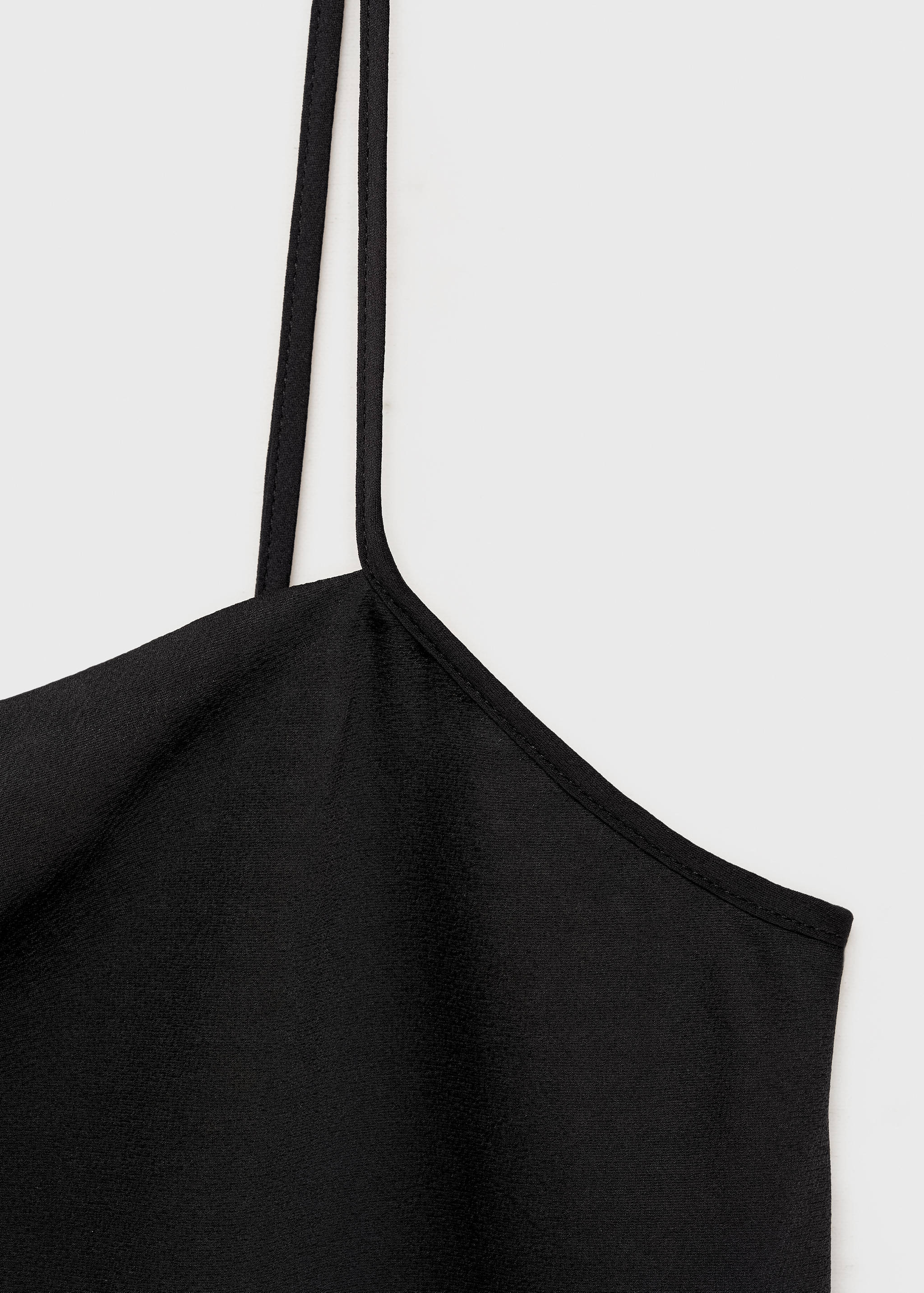 Satin top with thin straps - Details of the article 8