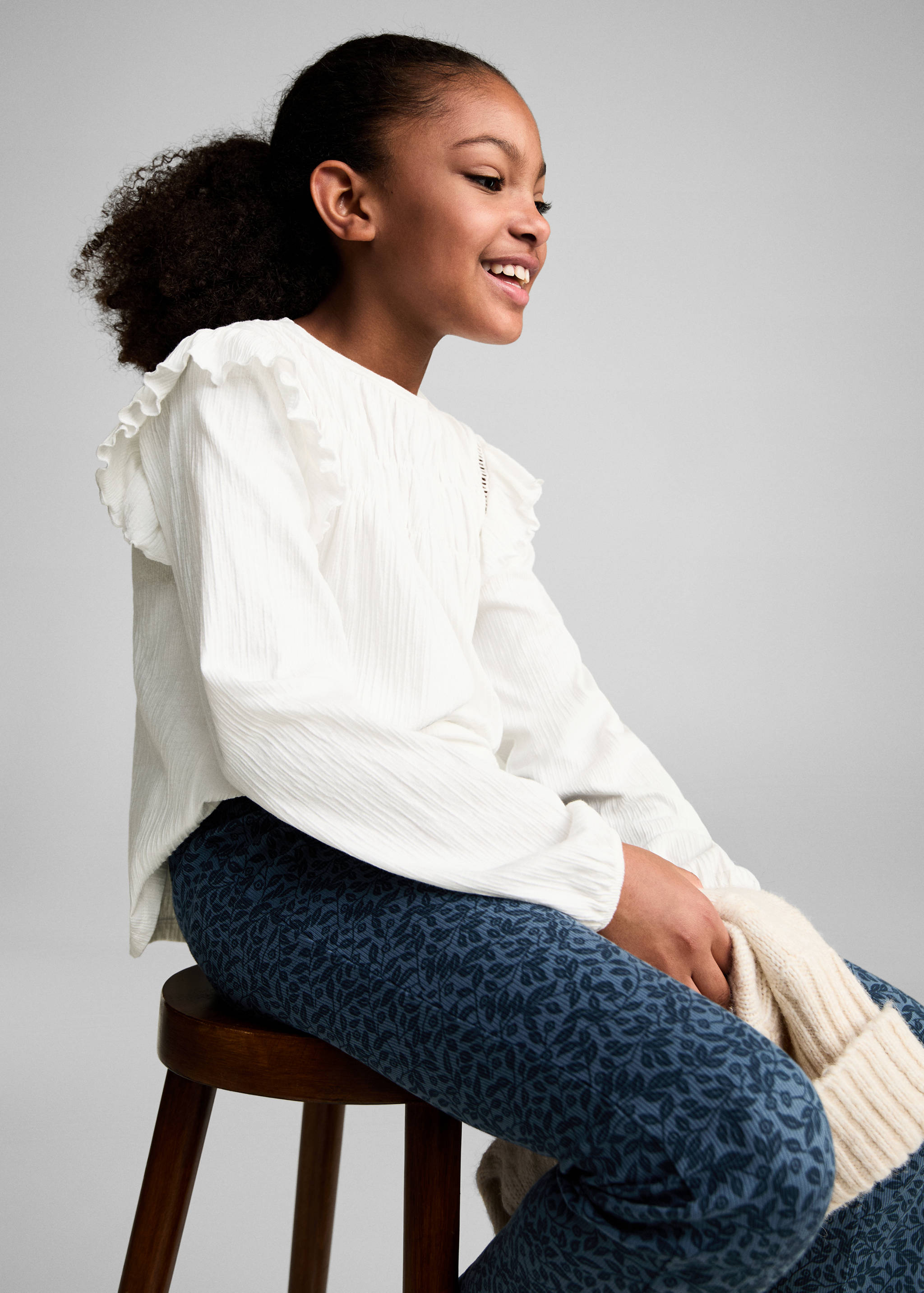 Printed flared leggings - Details of the article 2