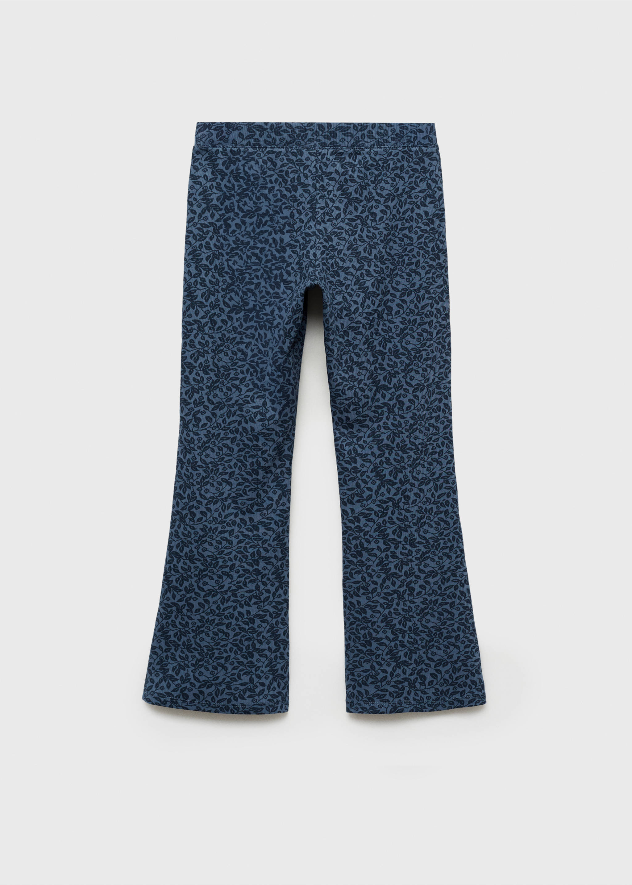 Κολάν flare εμπριμέ - Πίσω όψη προϊόντος, Μπλε. Ref: 87070635-00.