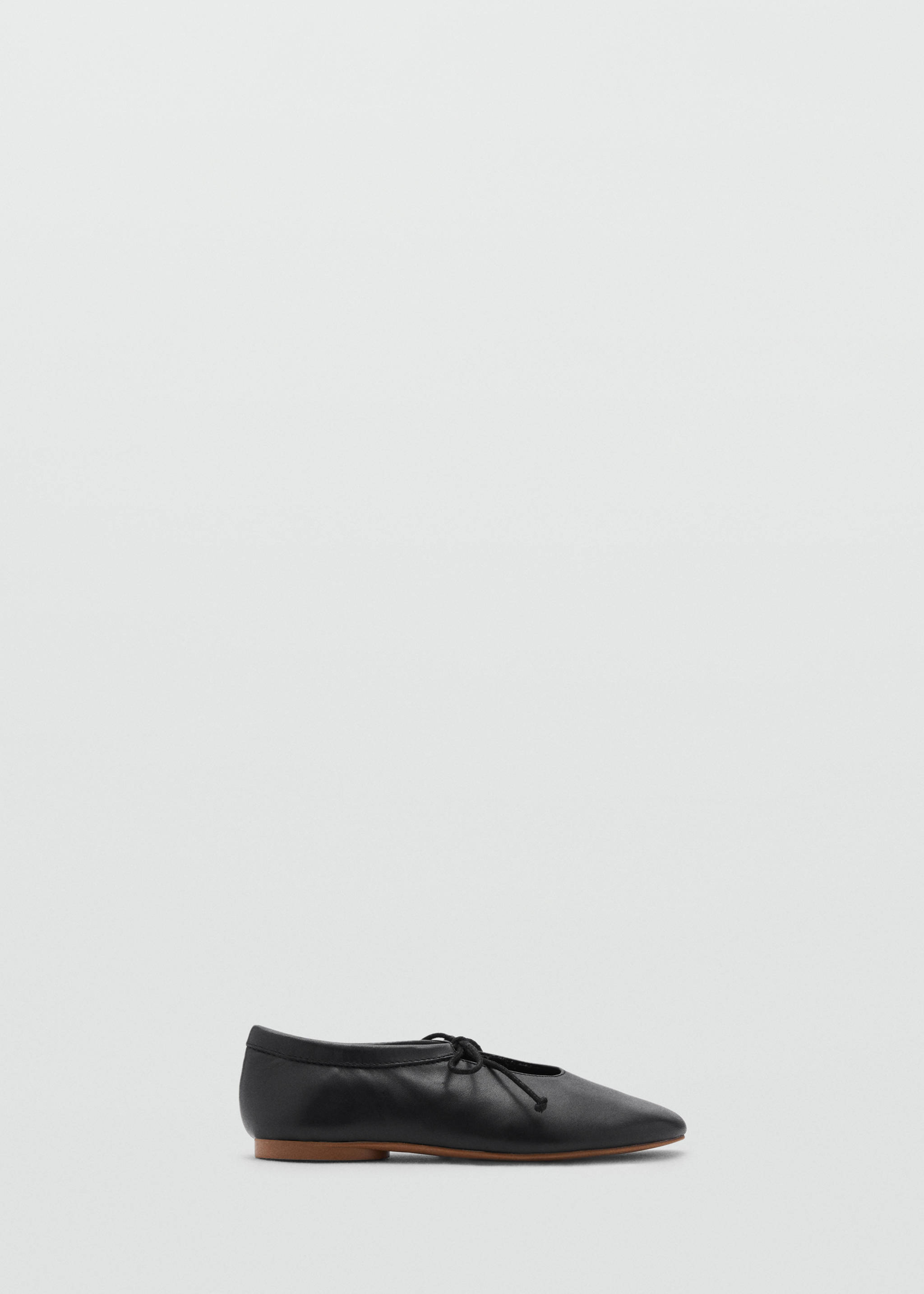 Ballerines en cuir à nœud - Article sans modèle