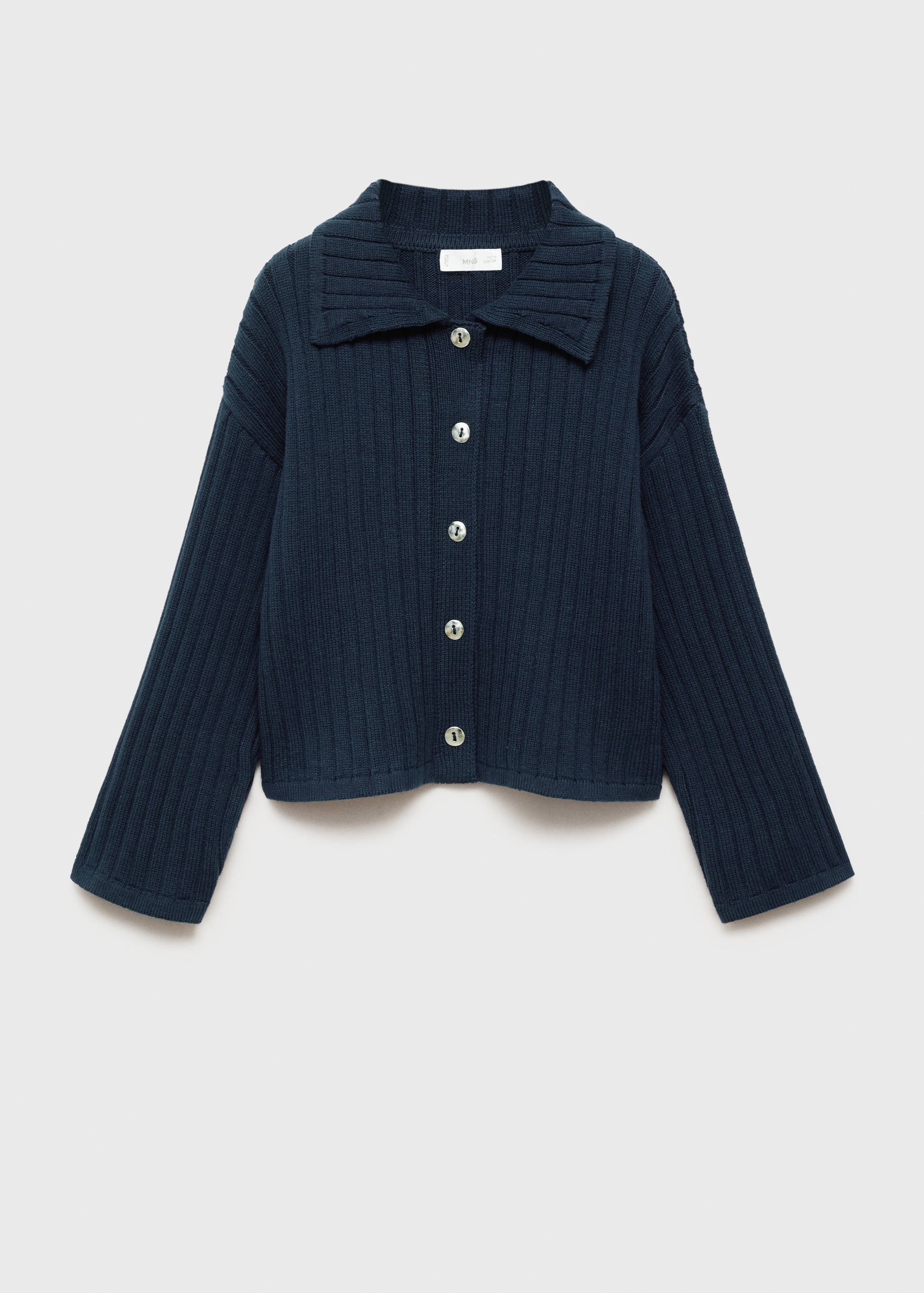 Cardigan com gola de polo - Artigo sem modelo