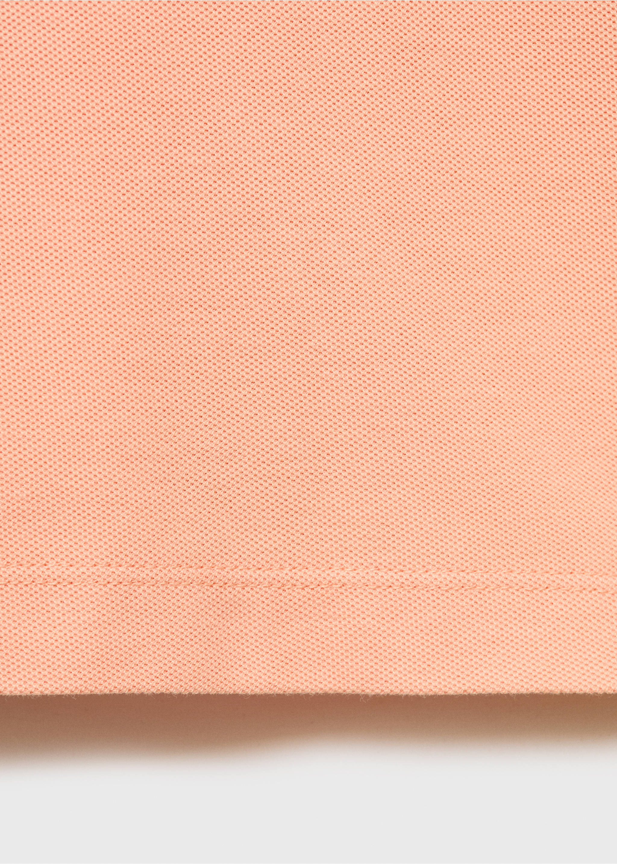 100% cotton regular fit polo shirt - Details of the article 0, Pastel Pink. Ref: 87070655-00.