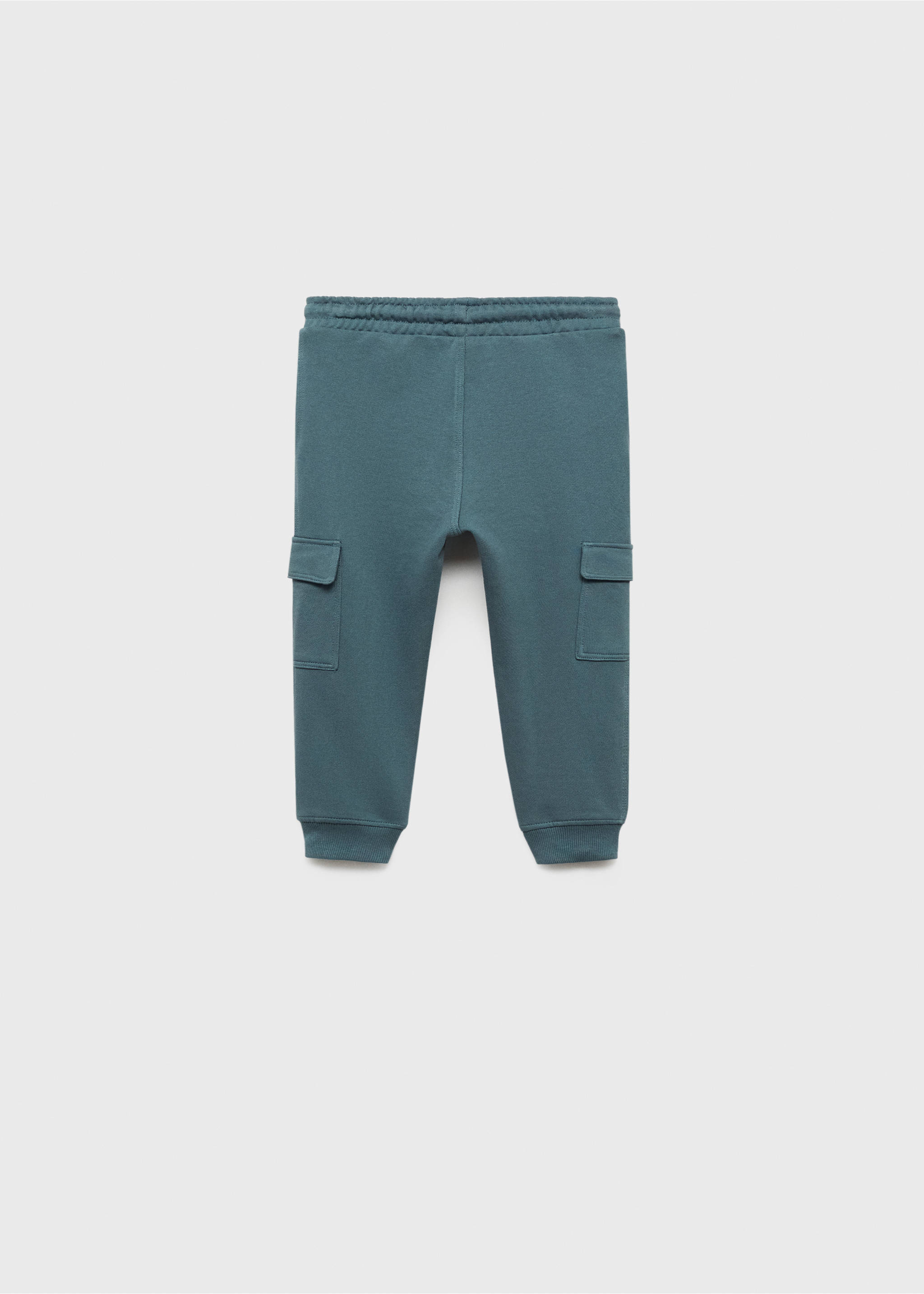 Cargo jogger trousers - Reverse of the article, Forest Green. Ref: 87071048-00.