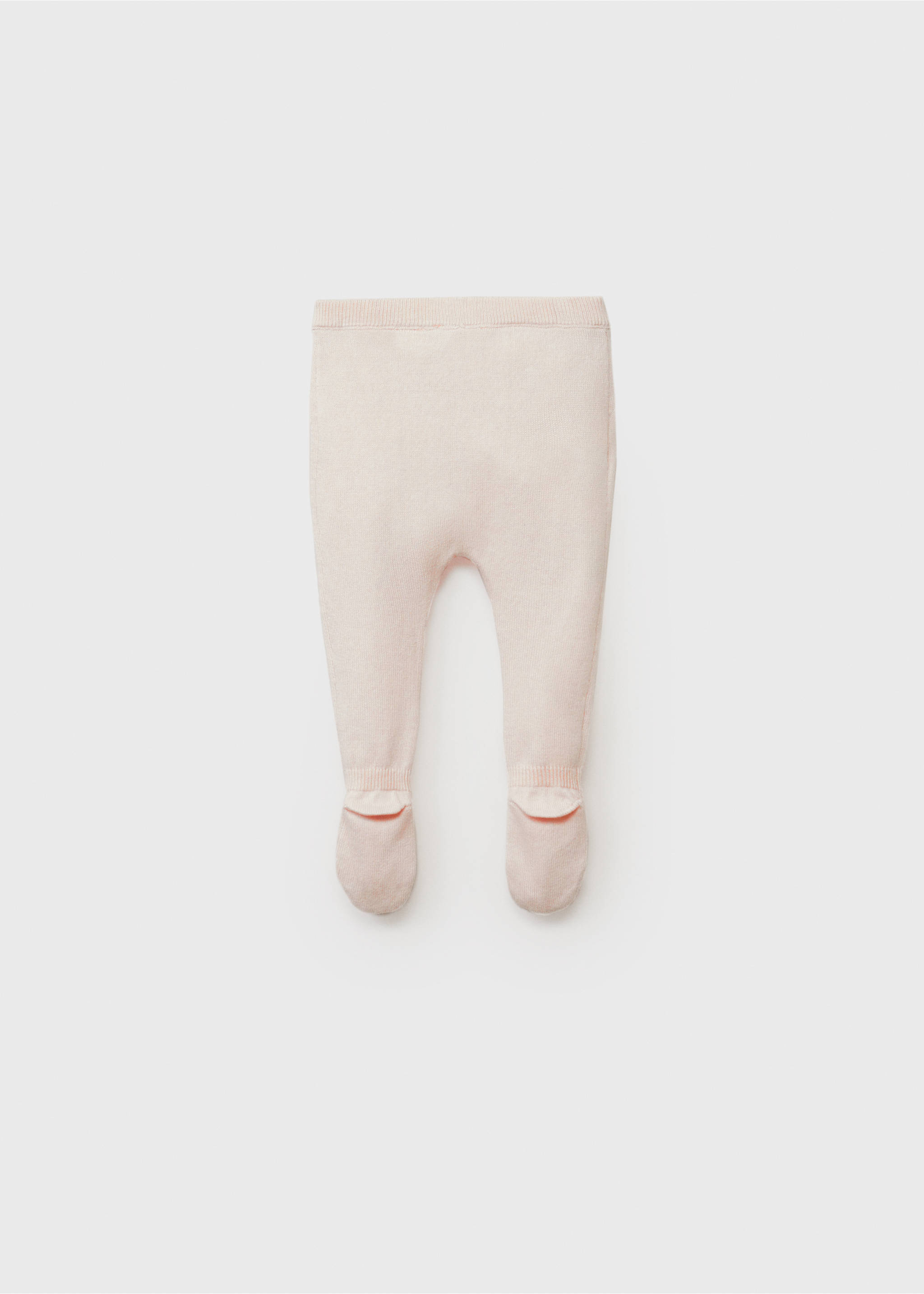 Παντελονάκι πλέξη βαμβάκι - Πίσω όψη προϊόντος, Ροζ. Ref: 87071050-00.