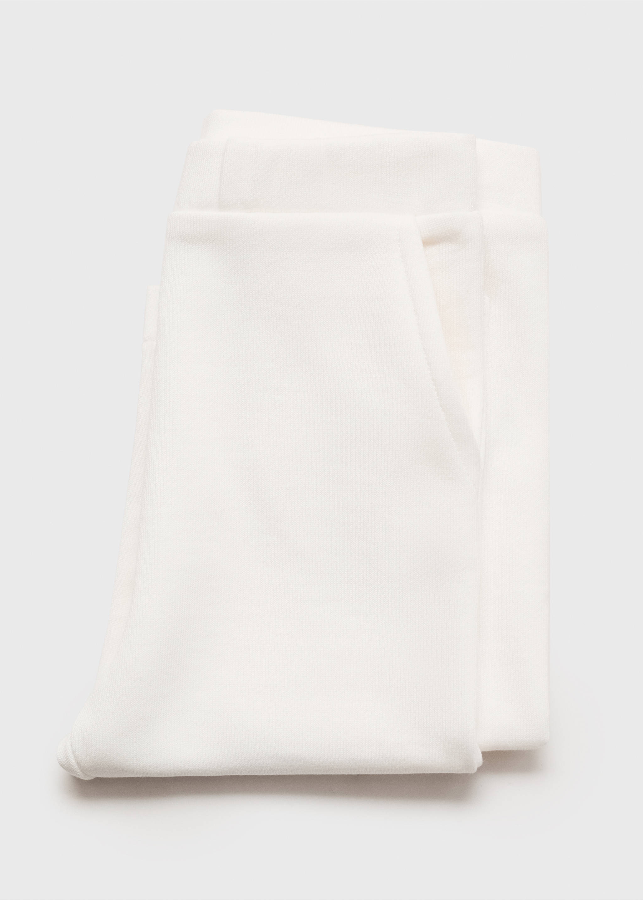 Pantalon jogger maille - Détail de l'article 0, Blanc cassé. Ref: 87071052-00.