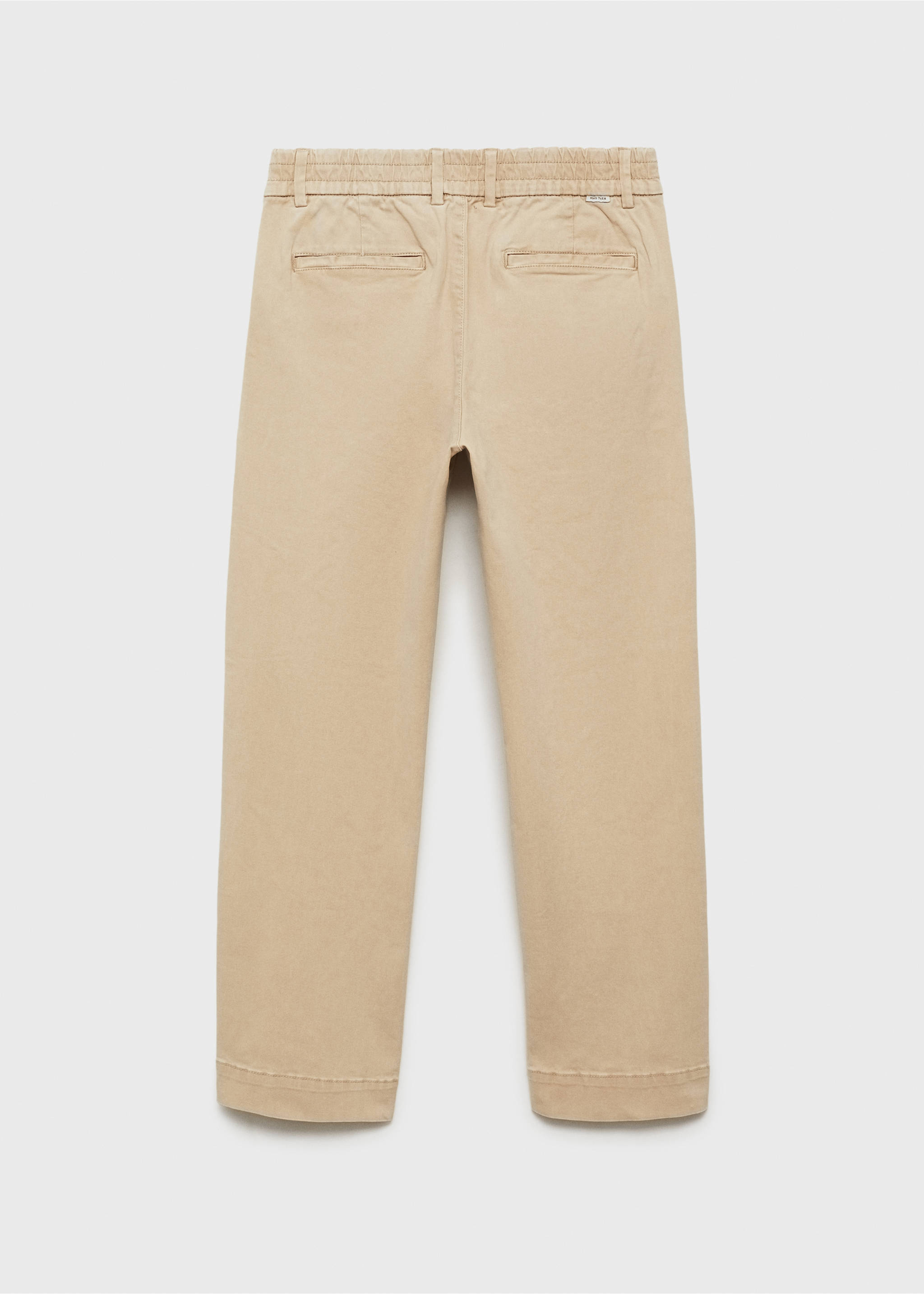 Pantalón chino straight fit - Reverso del artículo, Arena. Ref: 87071053-00.