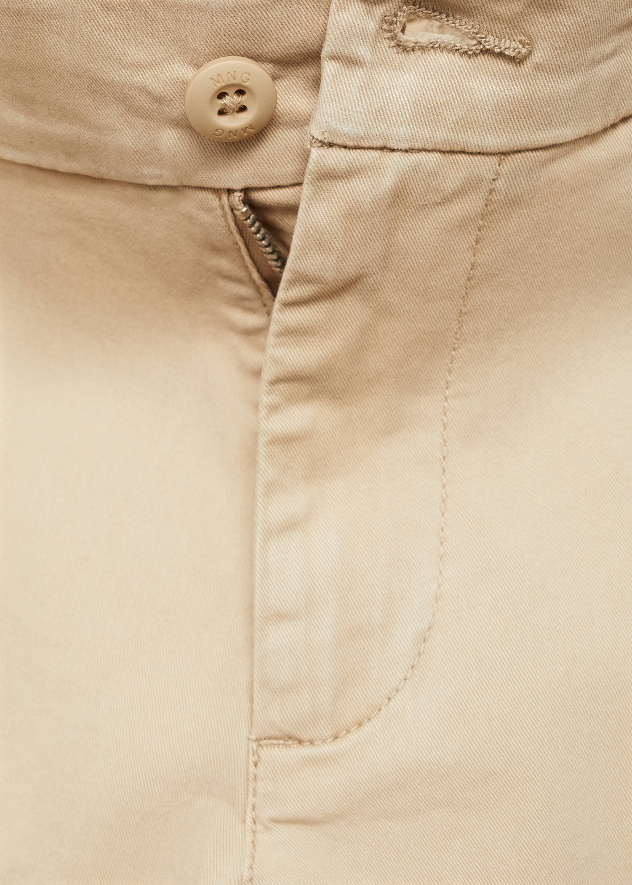 Straight-fit chino trousers - Details of the article 8