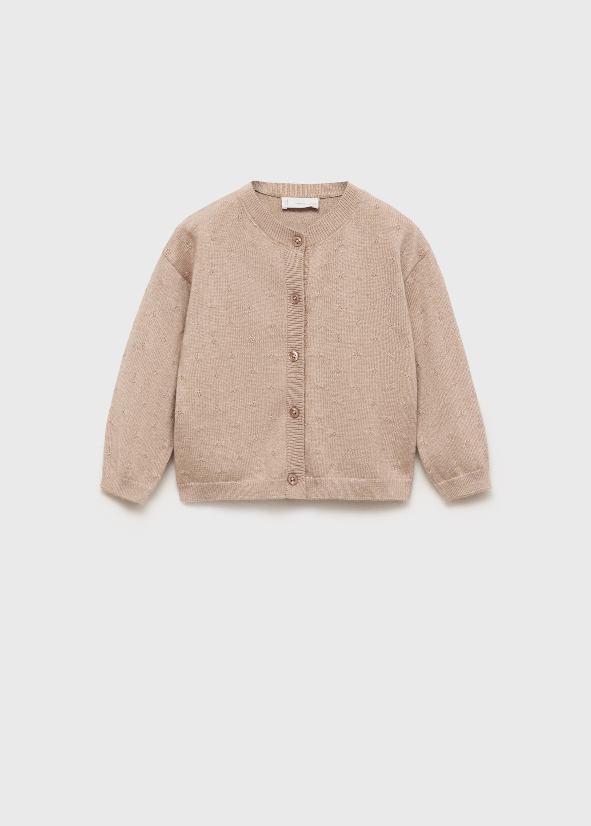 Button knit cardigan - Article without model