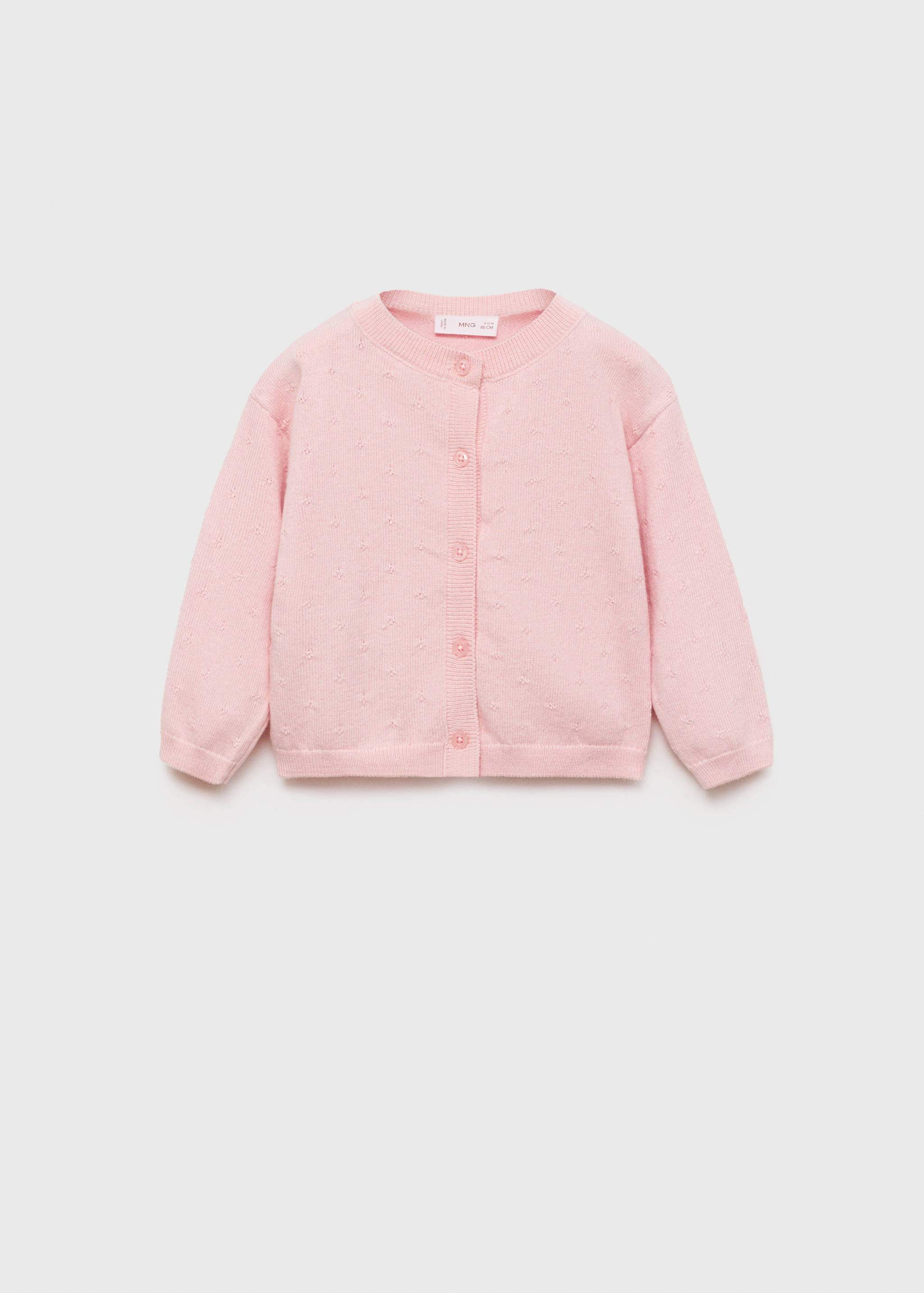 Button knit cardigan - Article without model