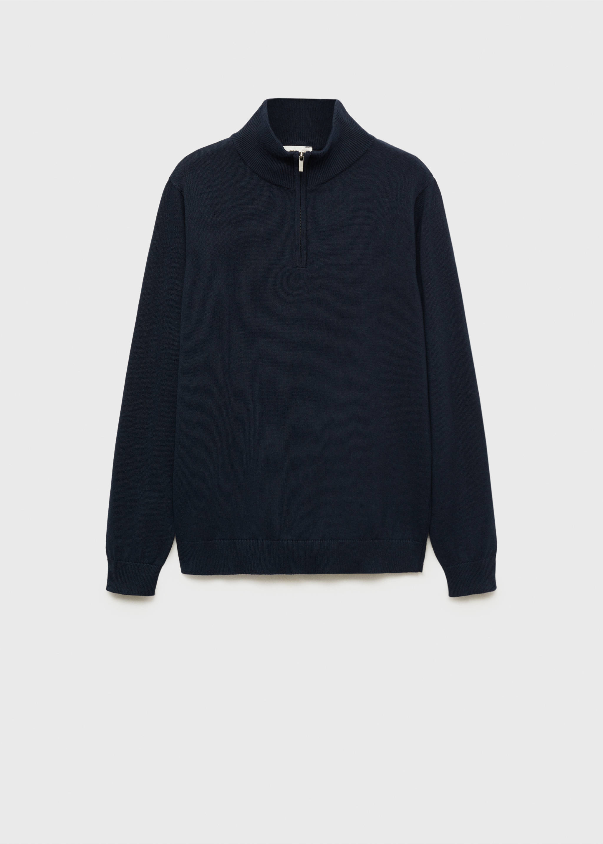 Jersei coll perkins - Article sense model, Blau marí fosc. Ref: 87071057-00.