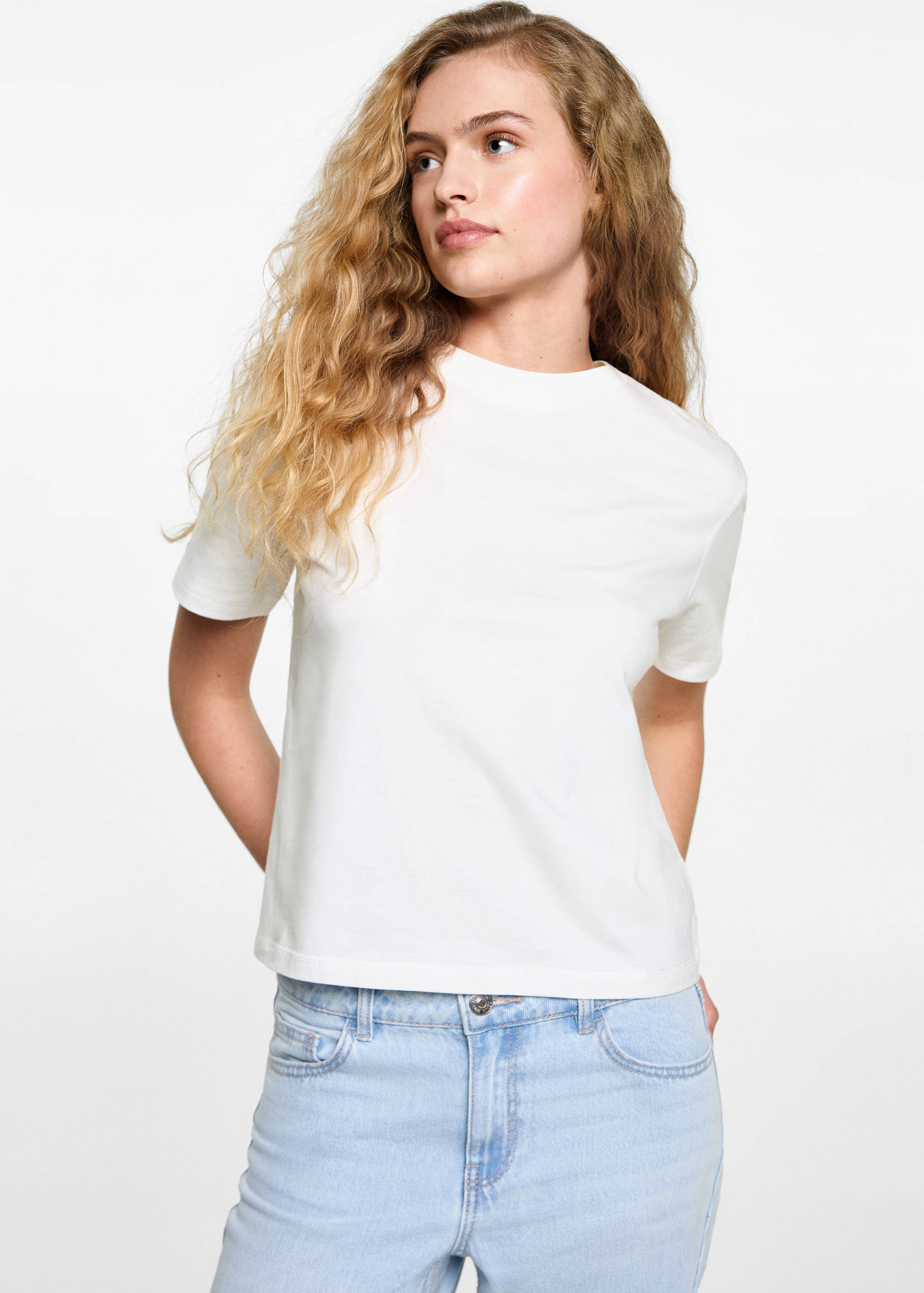 Basic crop top - Medium plane