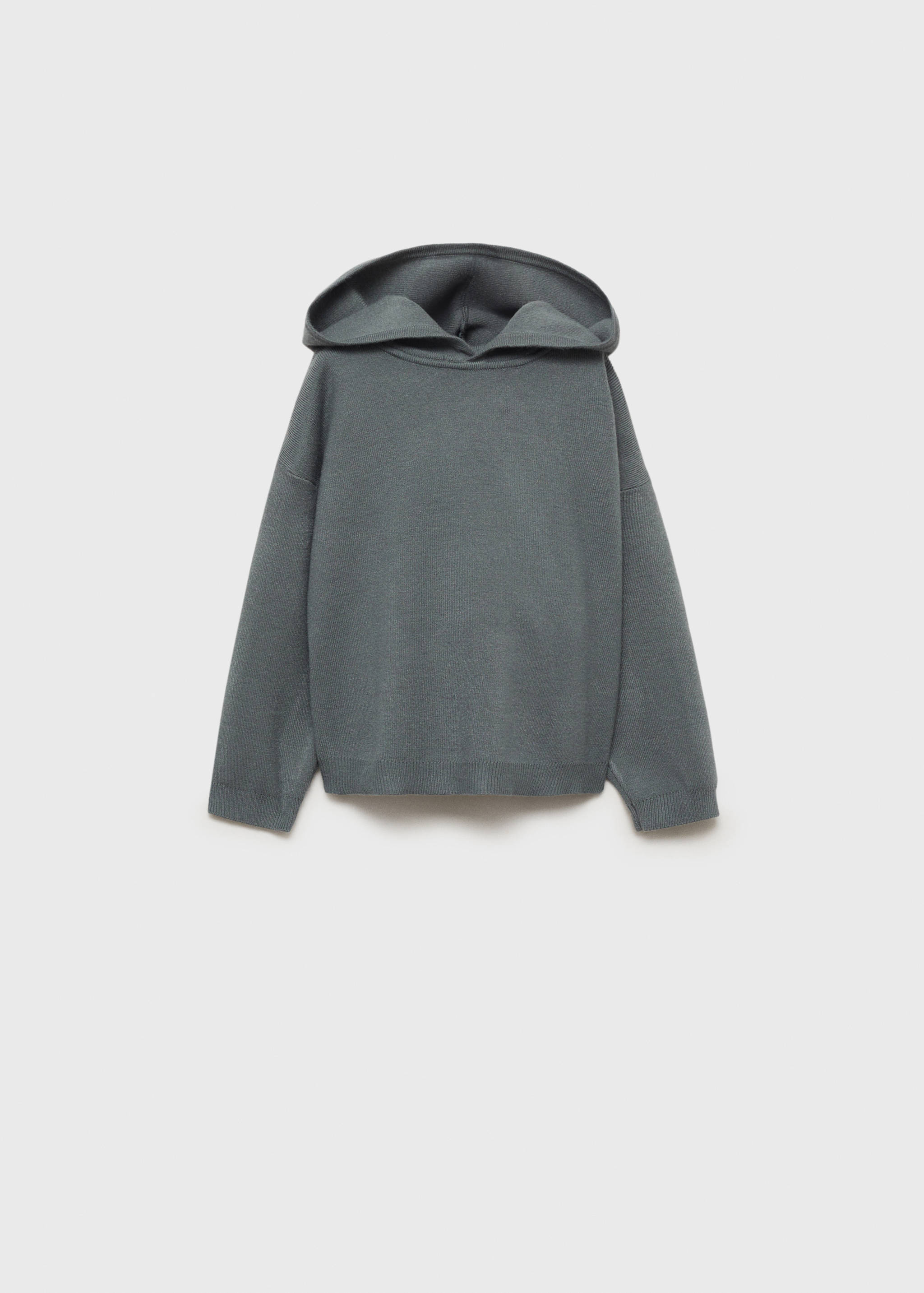 Hooded knit sweater - Article without model