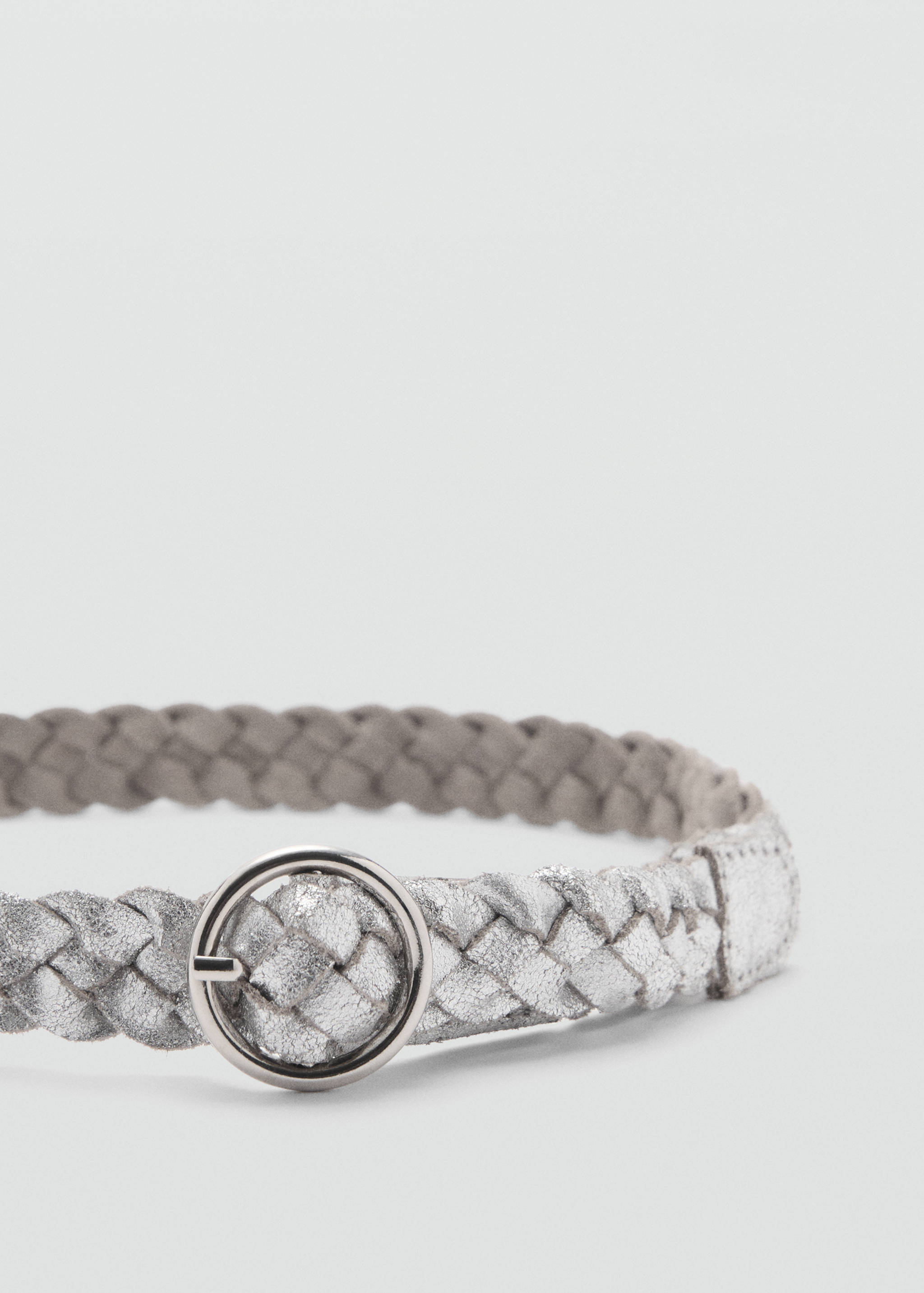 Zapletený pásek 100% kůže - Detail zboží 1