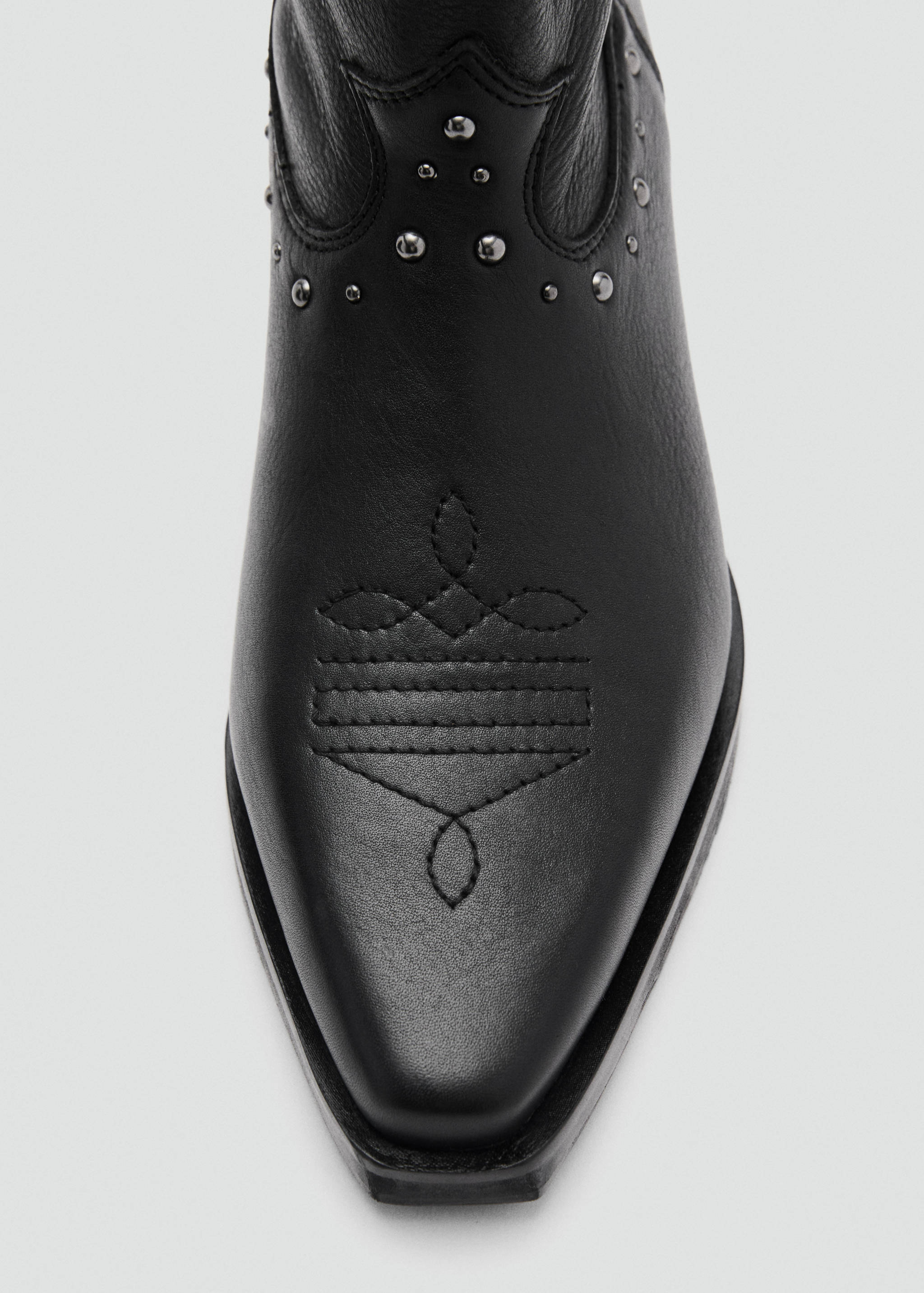 Μποτάκι δέρμα στιλ cowboy - Λεπτομέρεια του προϊόντος 1