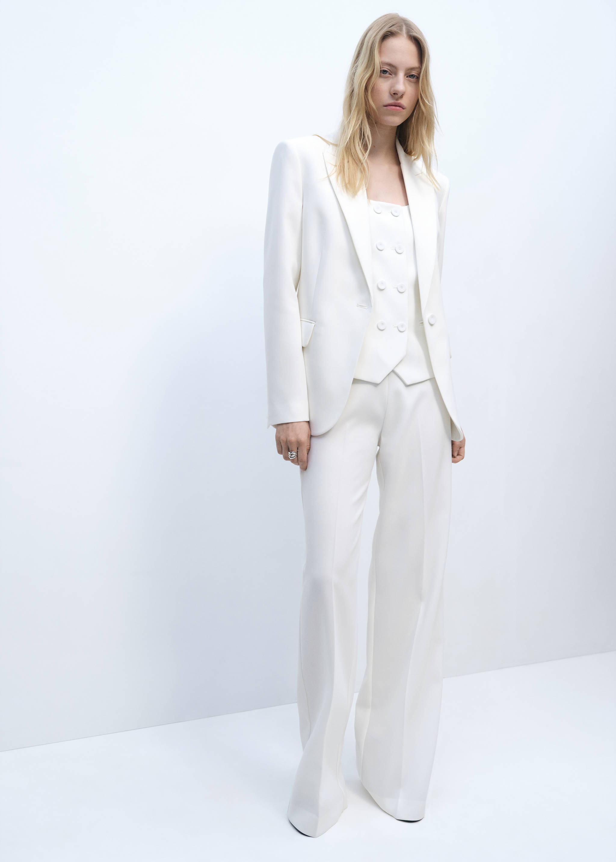 Structured suit blazer - General plane