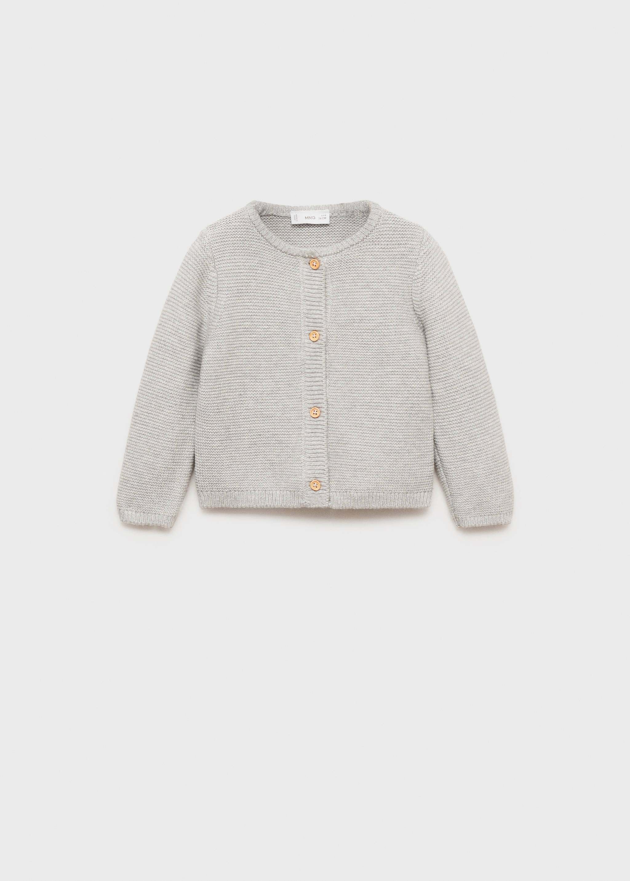 Button knit cardigan - Article without model