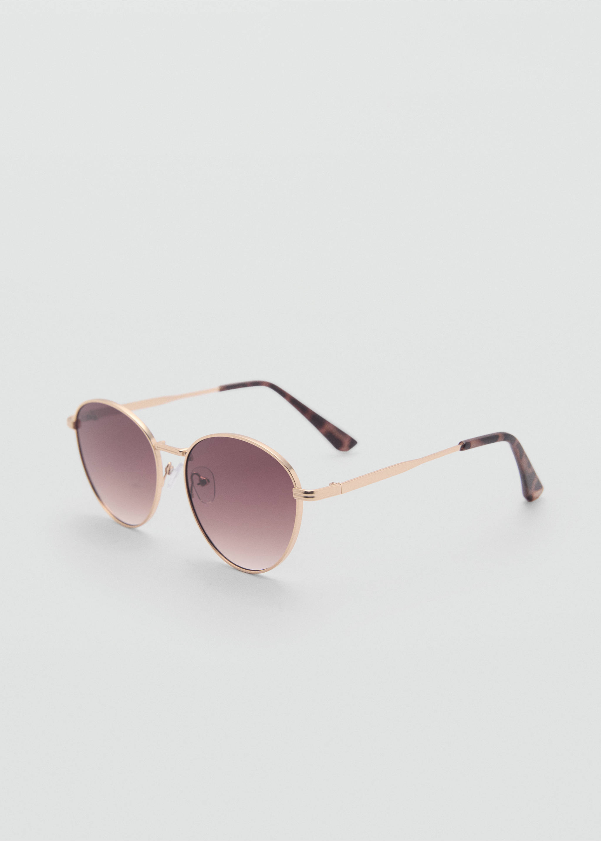 Gafas de sol montura metálica - Plano medio, Oro. Ref: 87072534-00.
