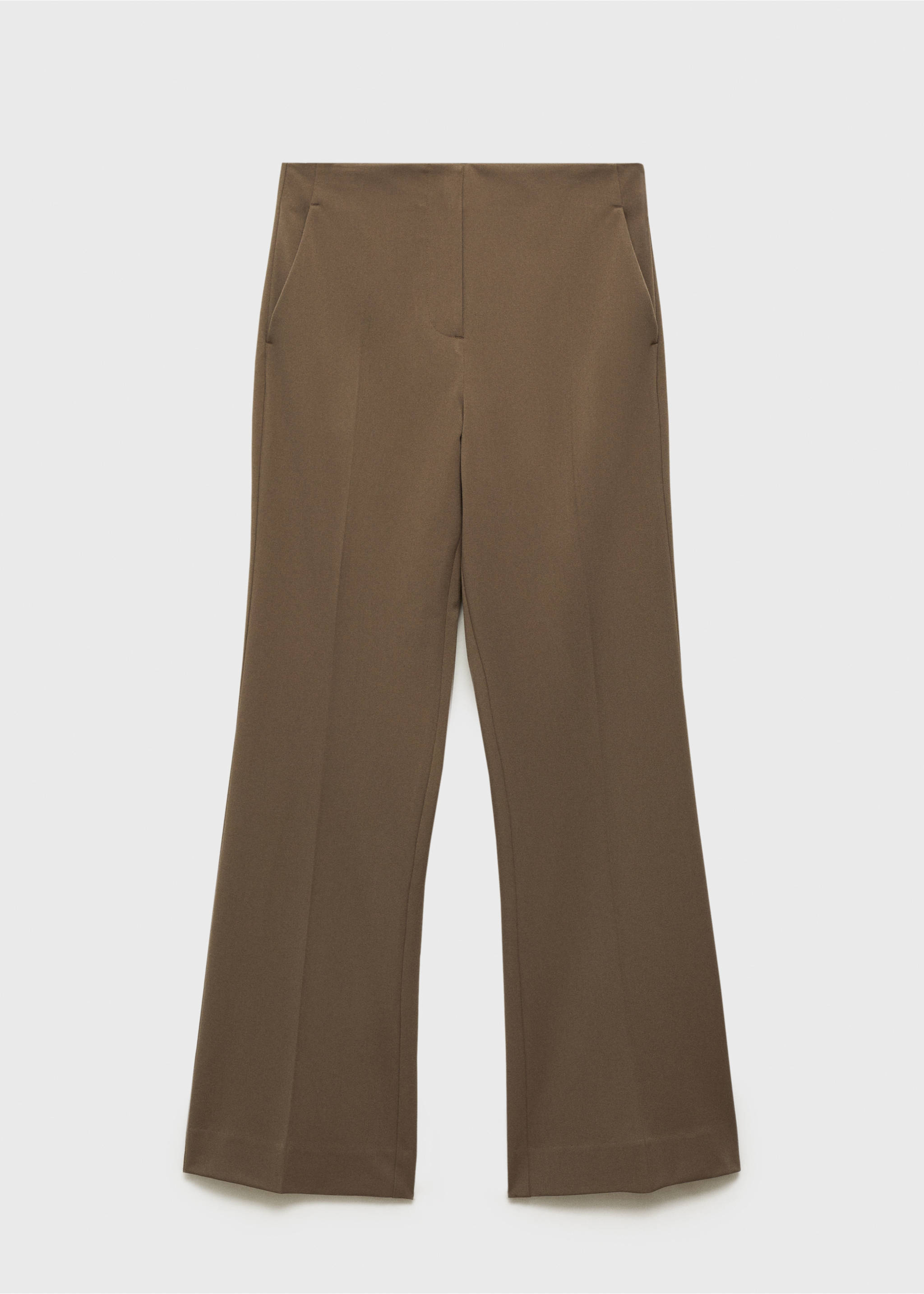 Flared Hose mit mittelhohem Bund - Artikel ohne Model, Mittelbraun. Ref: 87072537-00.