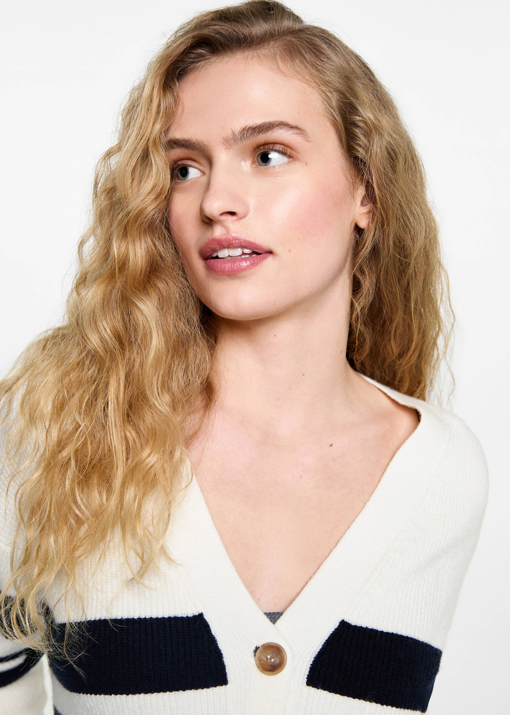 Cárdigan punto rayas - Detalle del artículo 1