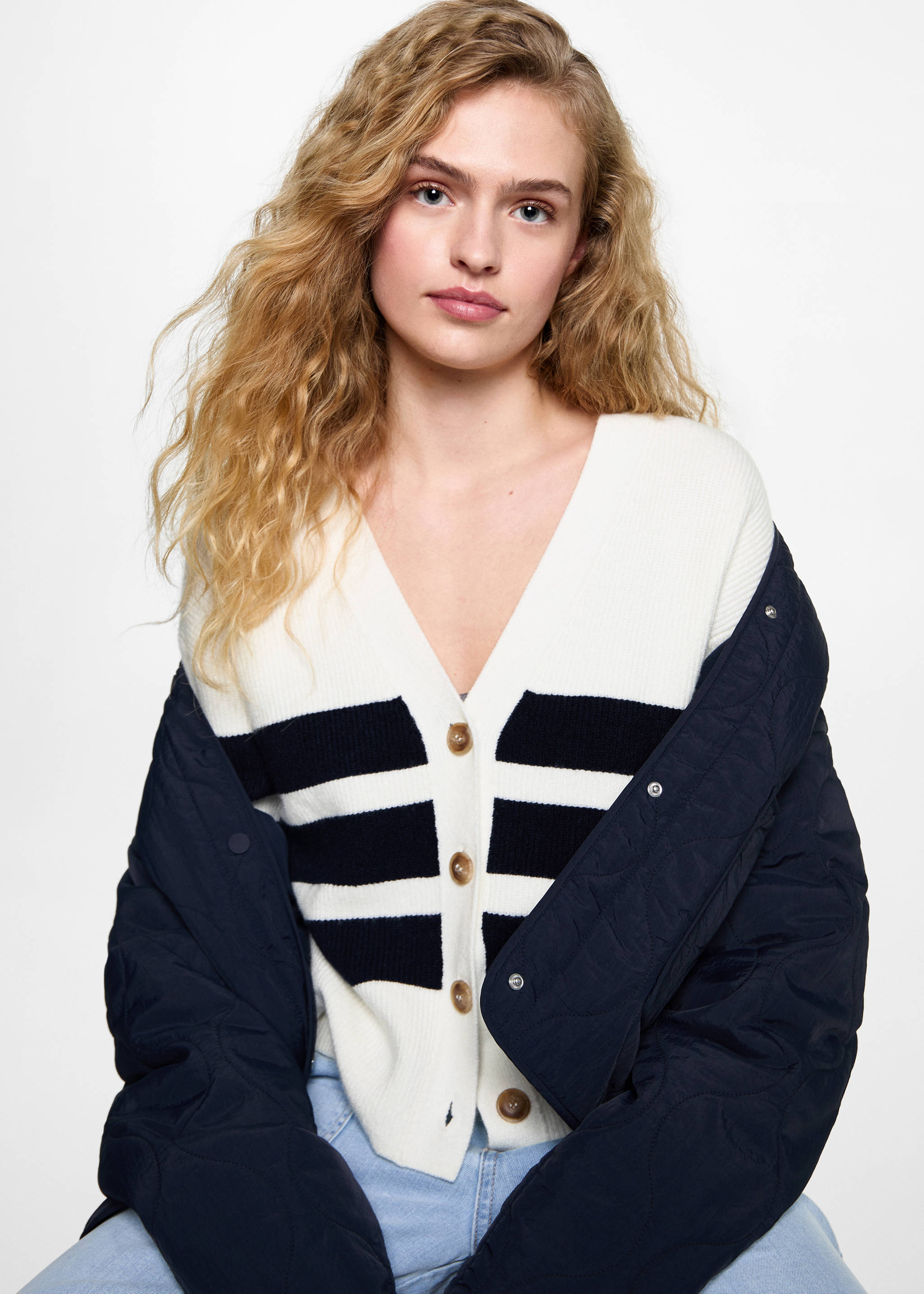 Cárdigan punto rayas - Detalle del artículo 2