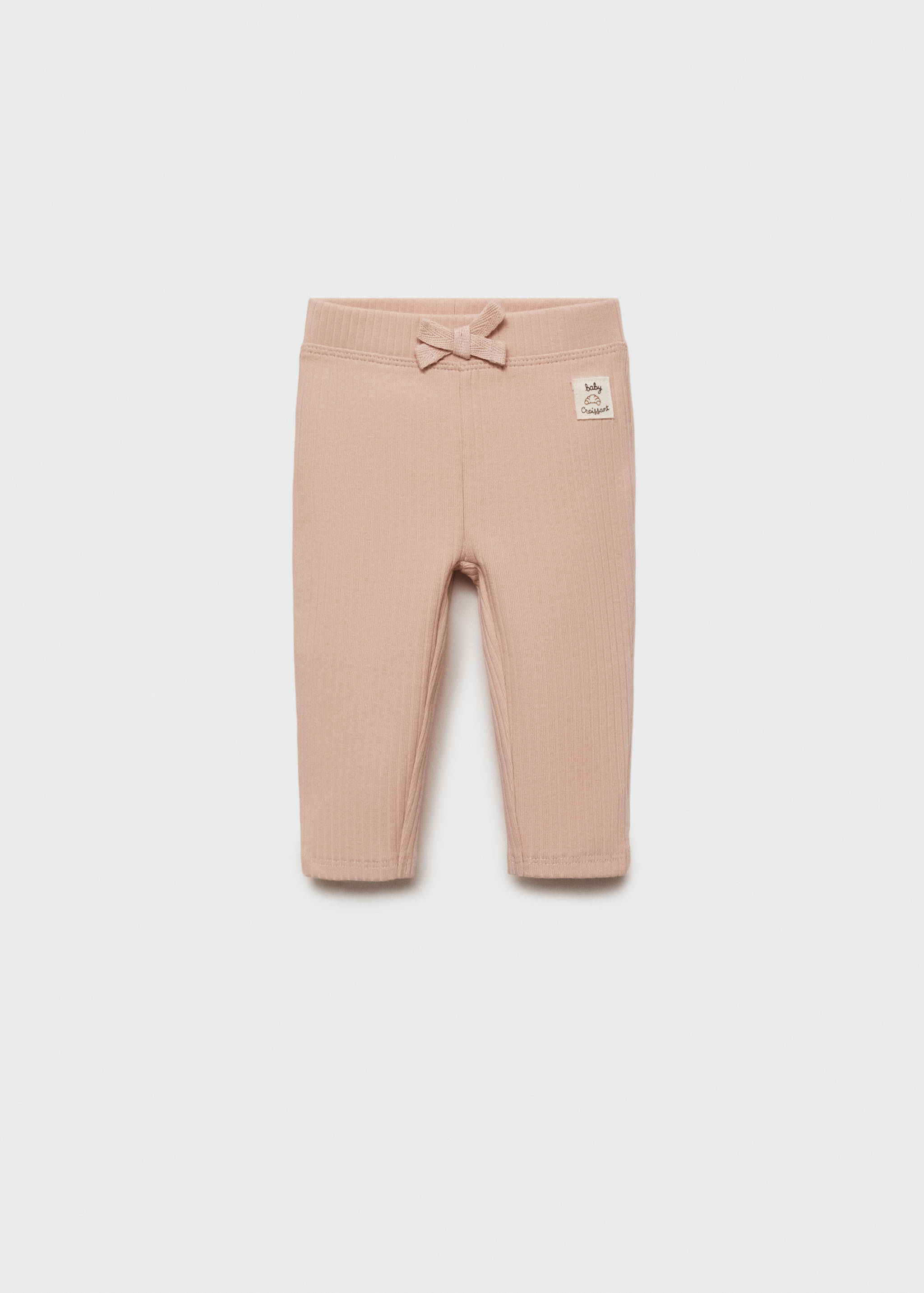 Ribbed bow leggings - Article without model