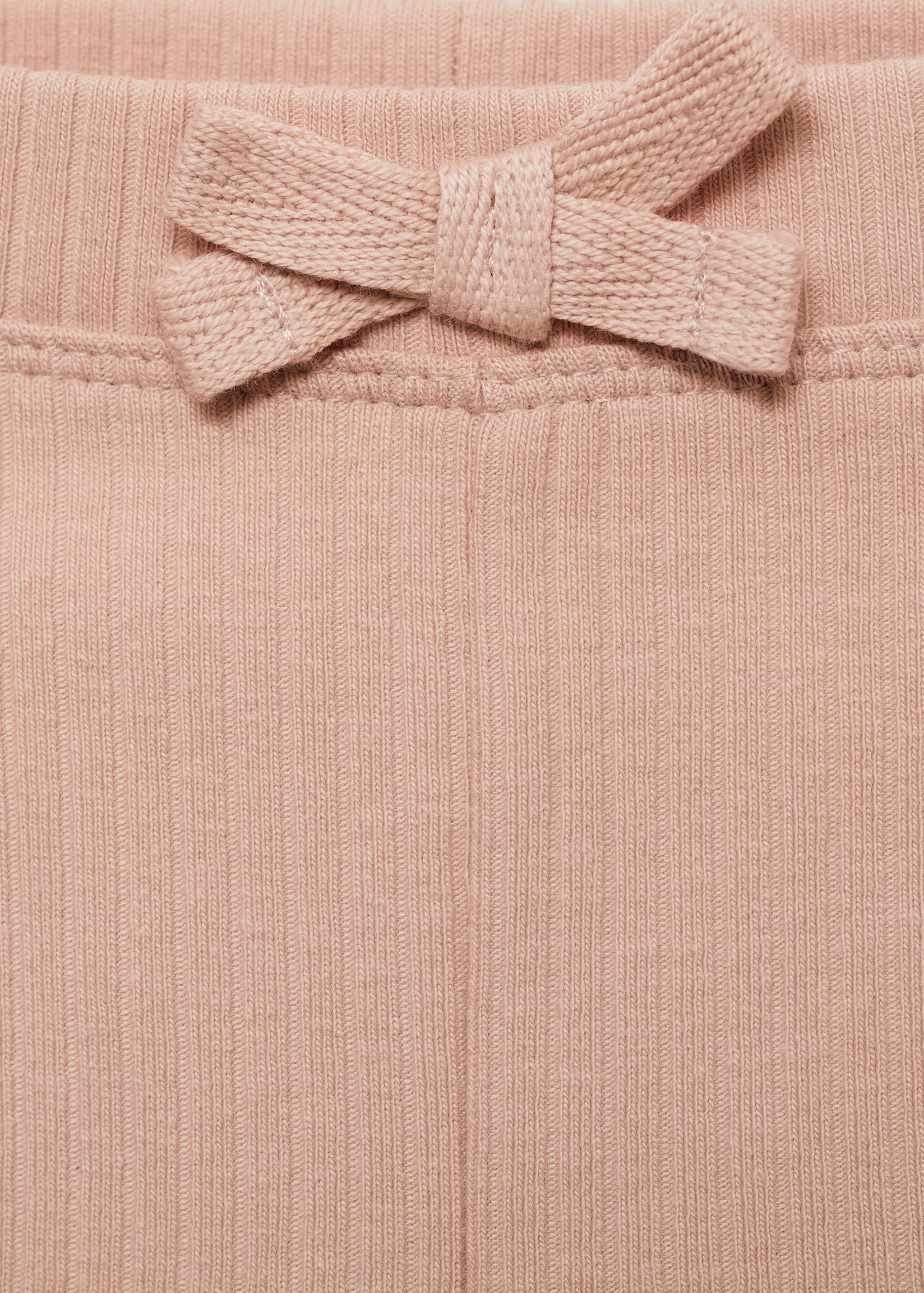 Ribbed bow leggings - Details of the article 8