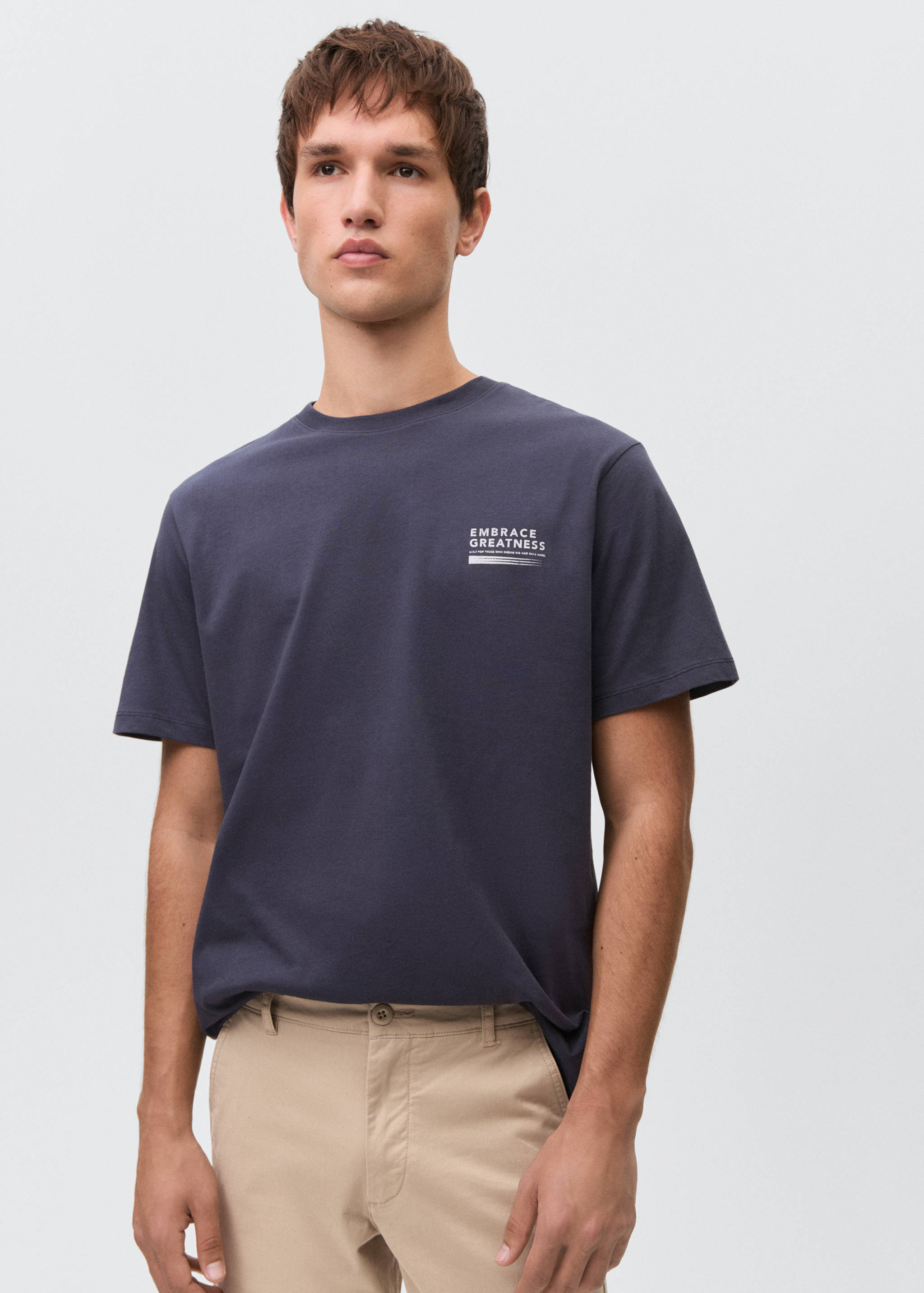 Chinohose aus Baumwolle - Mittlere Ansicht