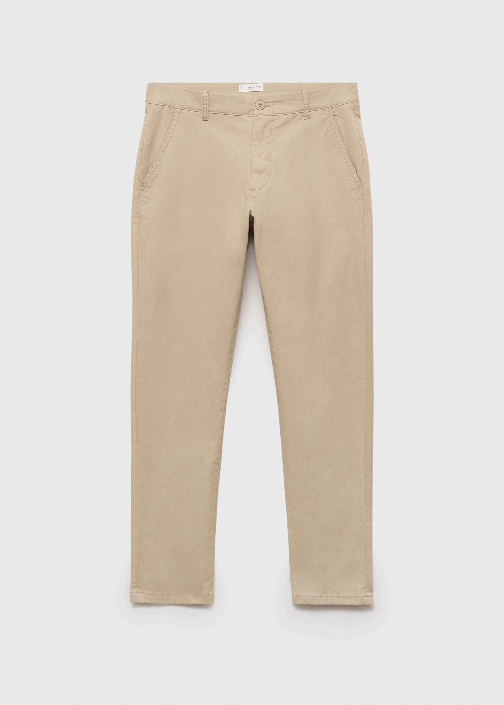 Chinohose aus Baumwolle - Artikel ohne Model, Beige. Ref: 87072541-00.