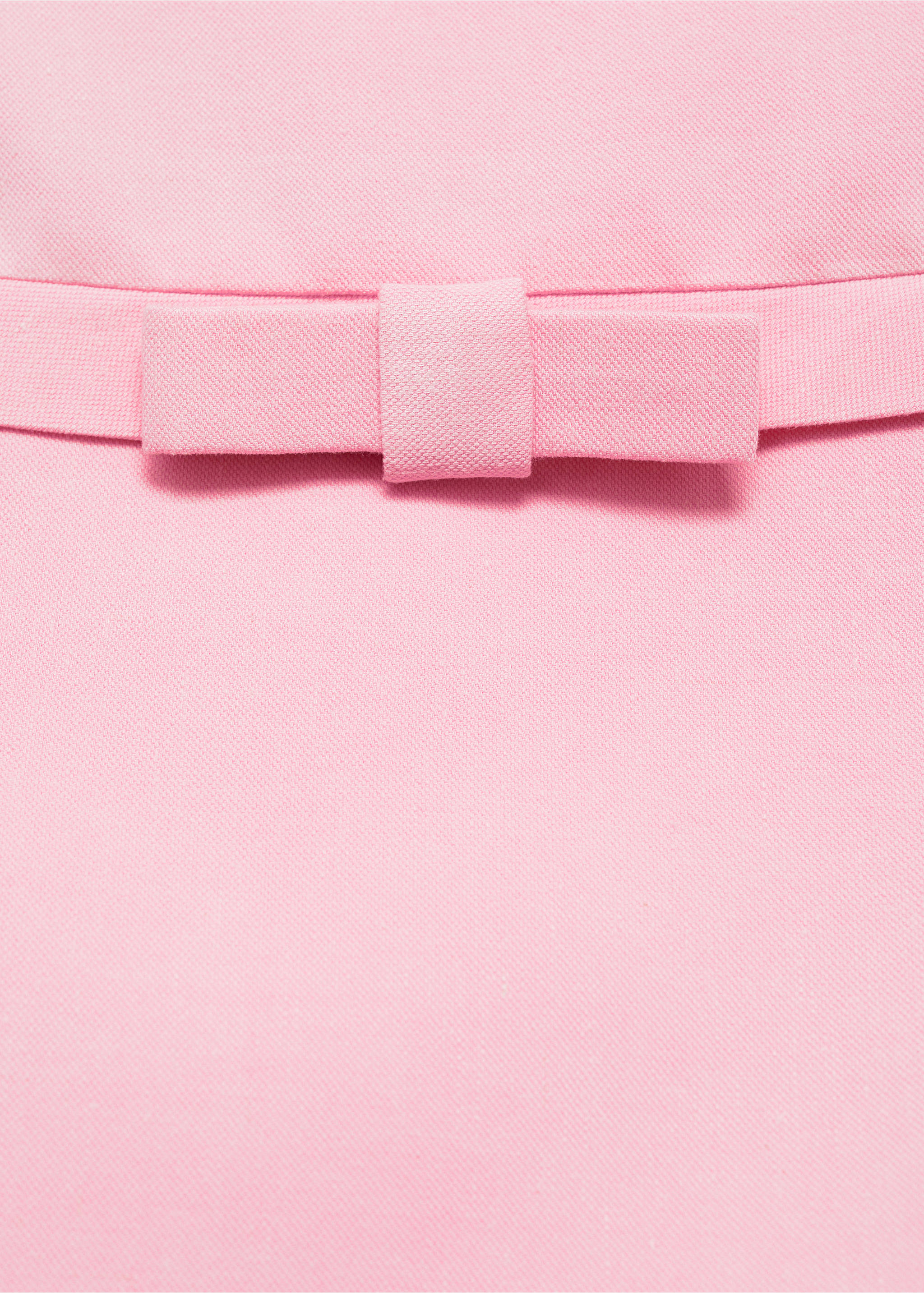 Falda corta lazo decorativo - Detalle del artículo 8, Rosa pastel. Ref: 87072544-00.
