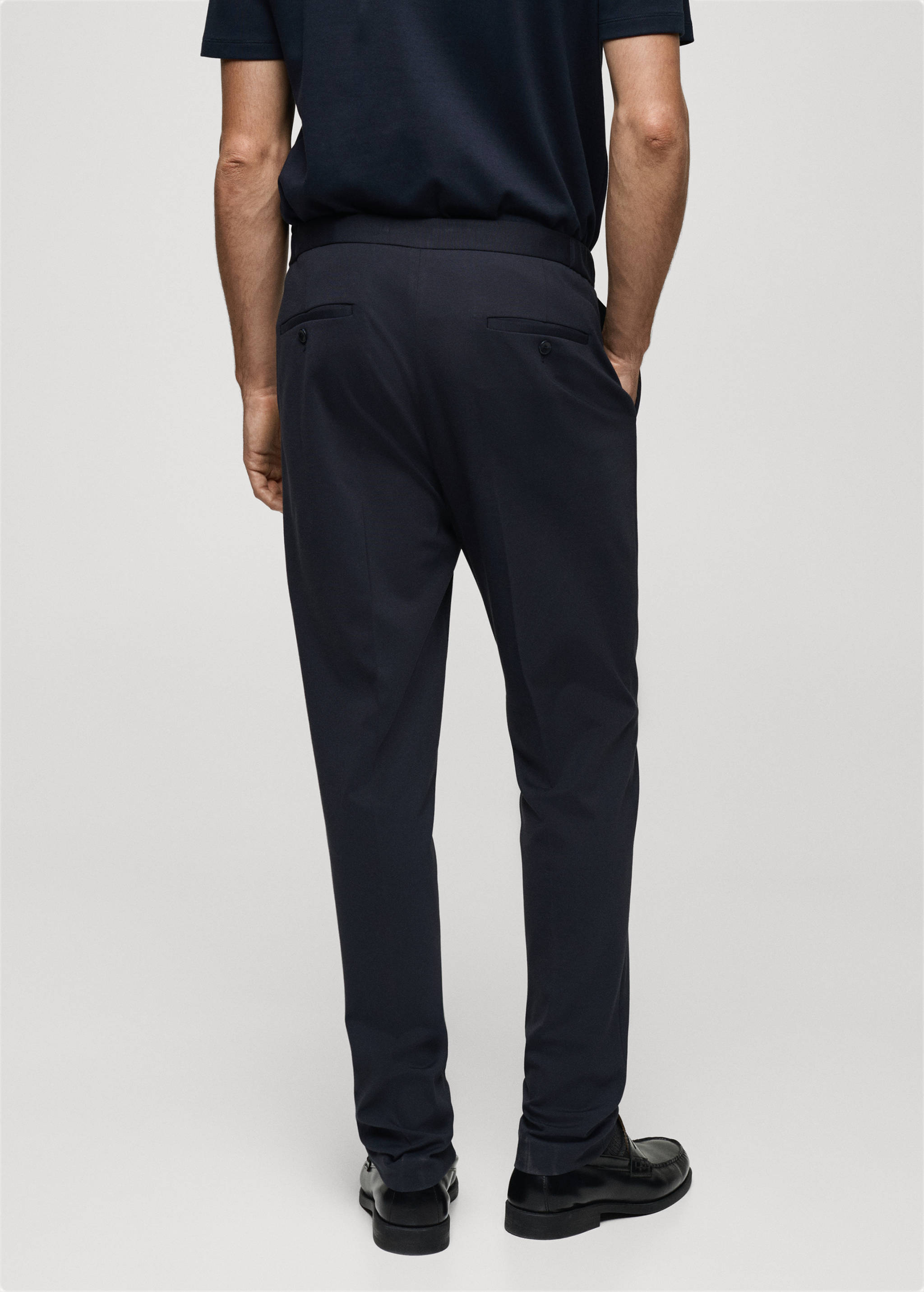 Pantalons vestit Zurich slim fit - Revers de l'article